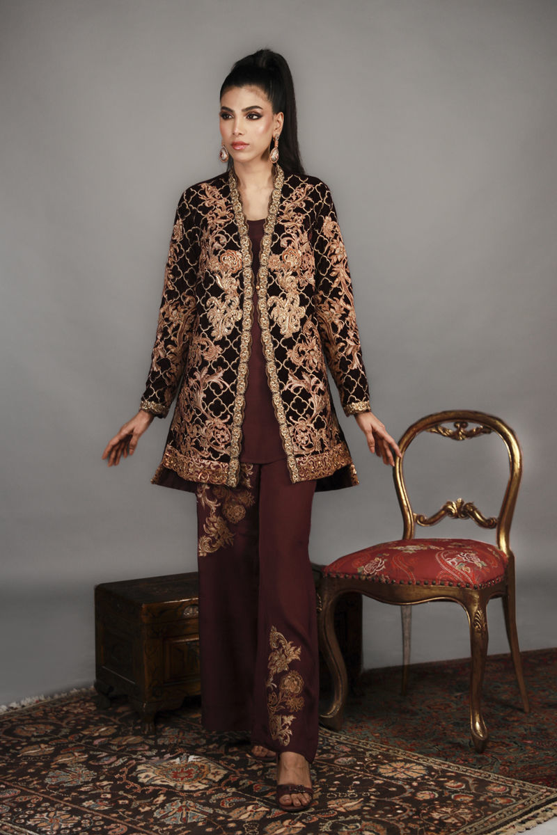 Shamaeel Ansari | Renaissance Empire |  TRE-06 by Shamaeel Ansari - Designer Dress - Type: Ladies Clothes - Available at Libayah - 100% Original