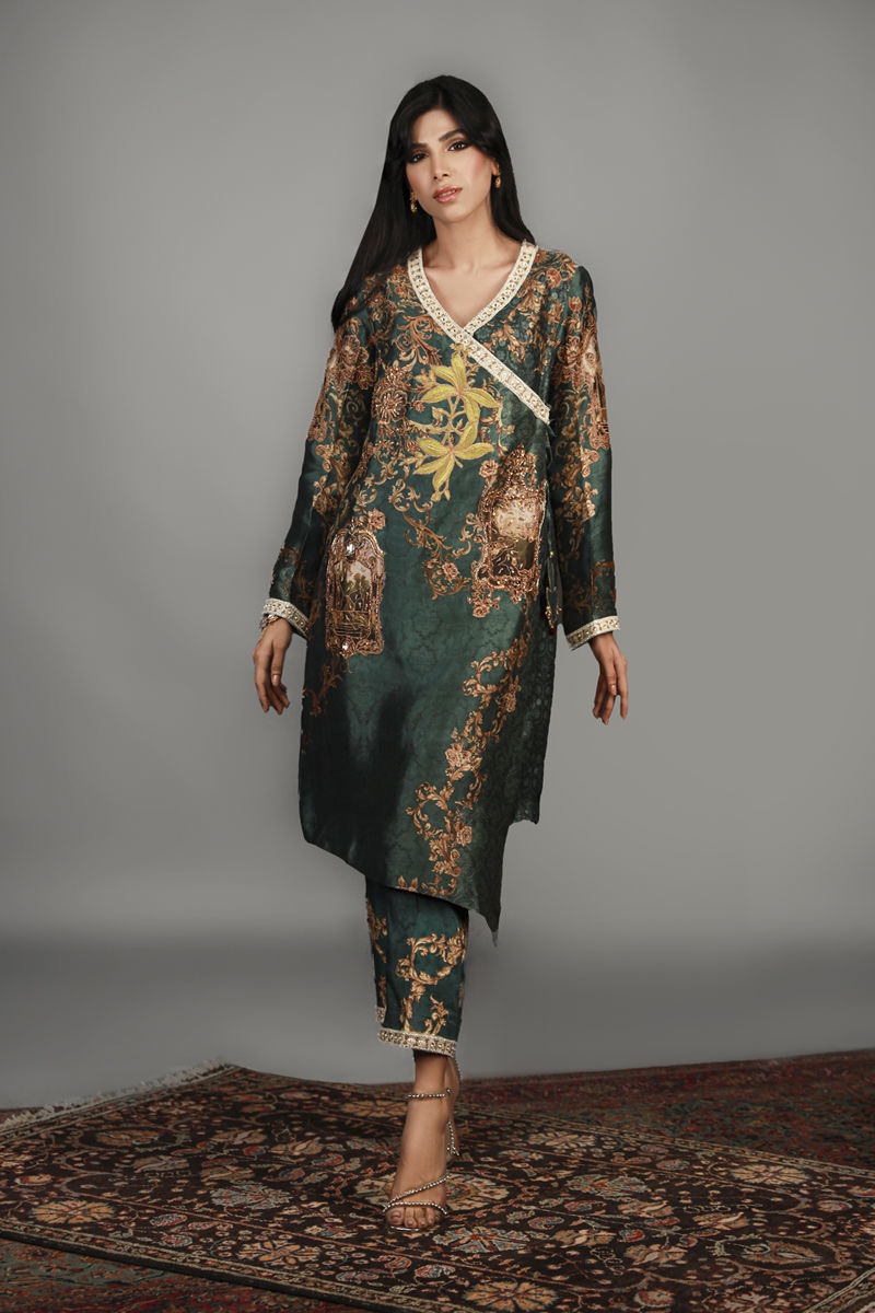 Shamaeel Ansari | Renaissance Empire |   TRE-09 by Shamaeel Ansari - Designer Dress - Type: Ladies Clothes - Available at Libayah - 100% Original