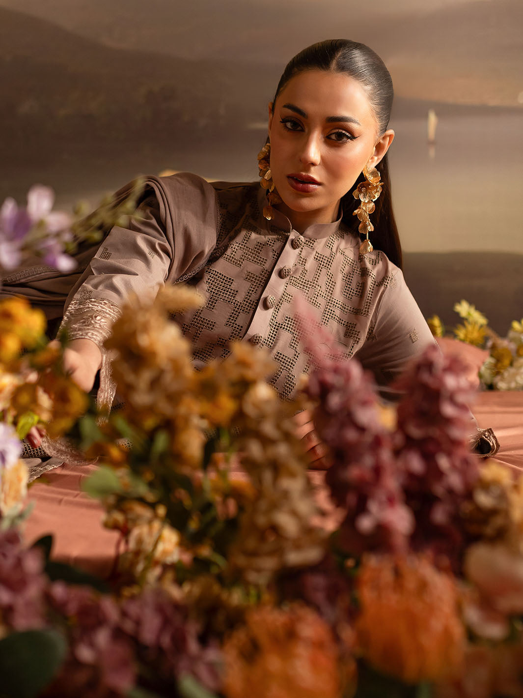 Mahnur | Twilight Luxury Lawn 25 | SIENNA by Mahnur - Designer Dress - Type: Ladies Clothes - Available at Libayah - 100% Original