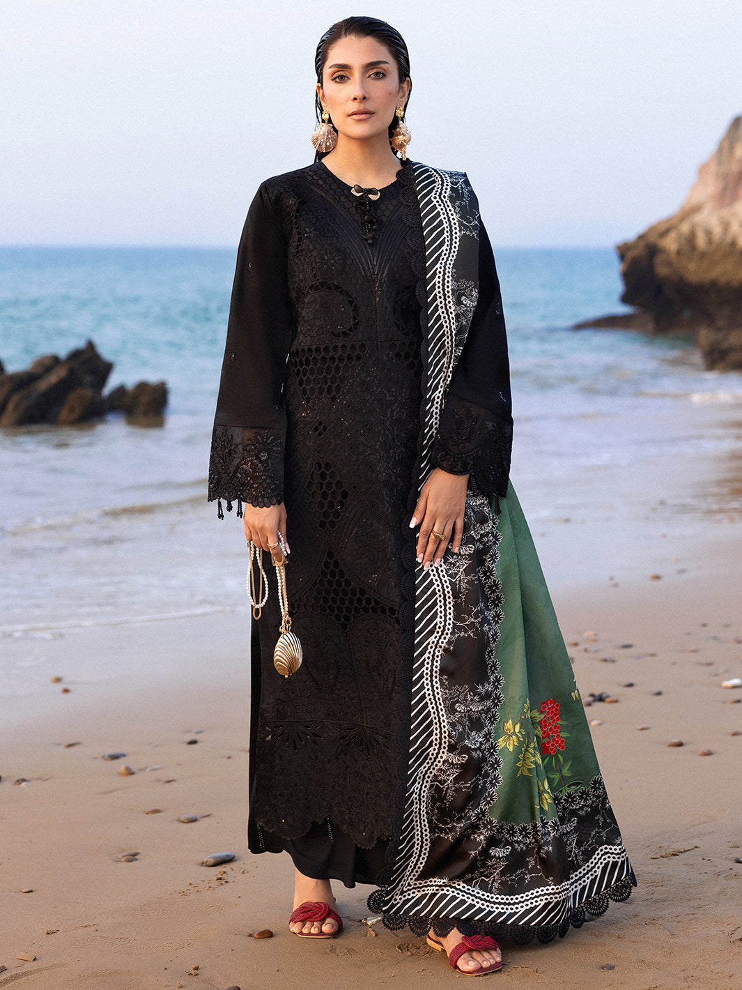 Mahnur | Sirena Luxury Lawn 25 | Sierra by Mahnur - Designer Dress - Type: Ladies Clothes - Available at Libayah - 100% Original
