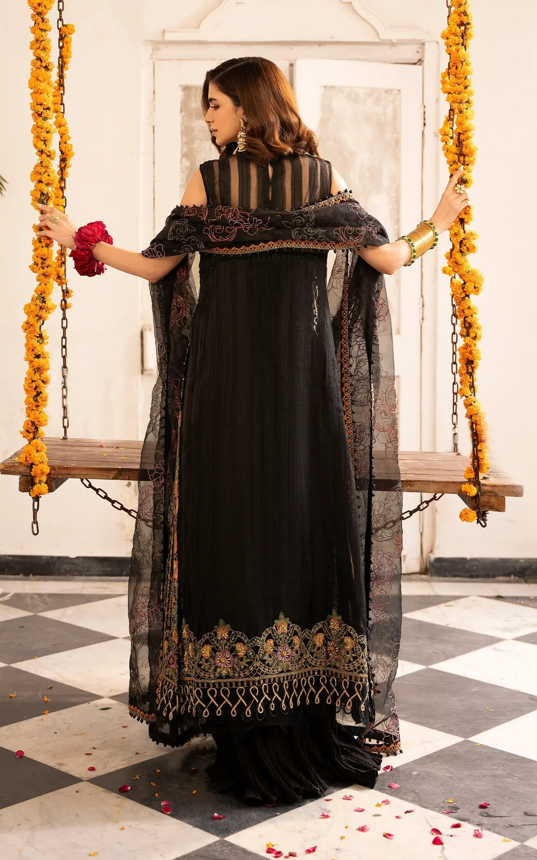 Asifa and Nabeel | Sunehri Eid 25 | Sitara-(SEF25-03) by Asifa and Nabeel - Designer Dress - Type: Ladies Clothes - Available at Libayah - 100% Original