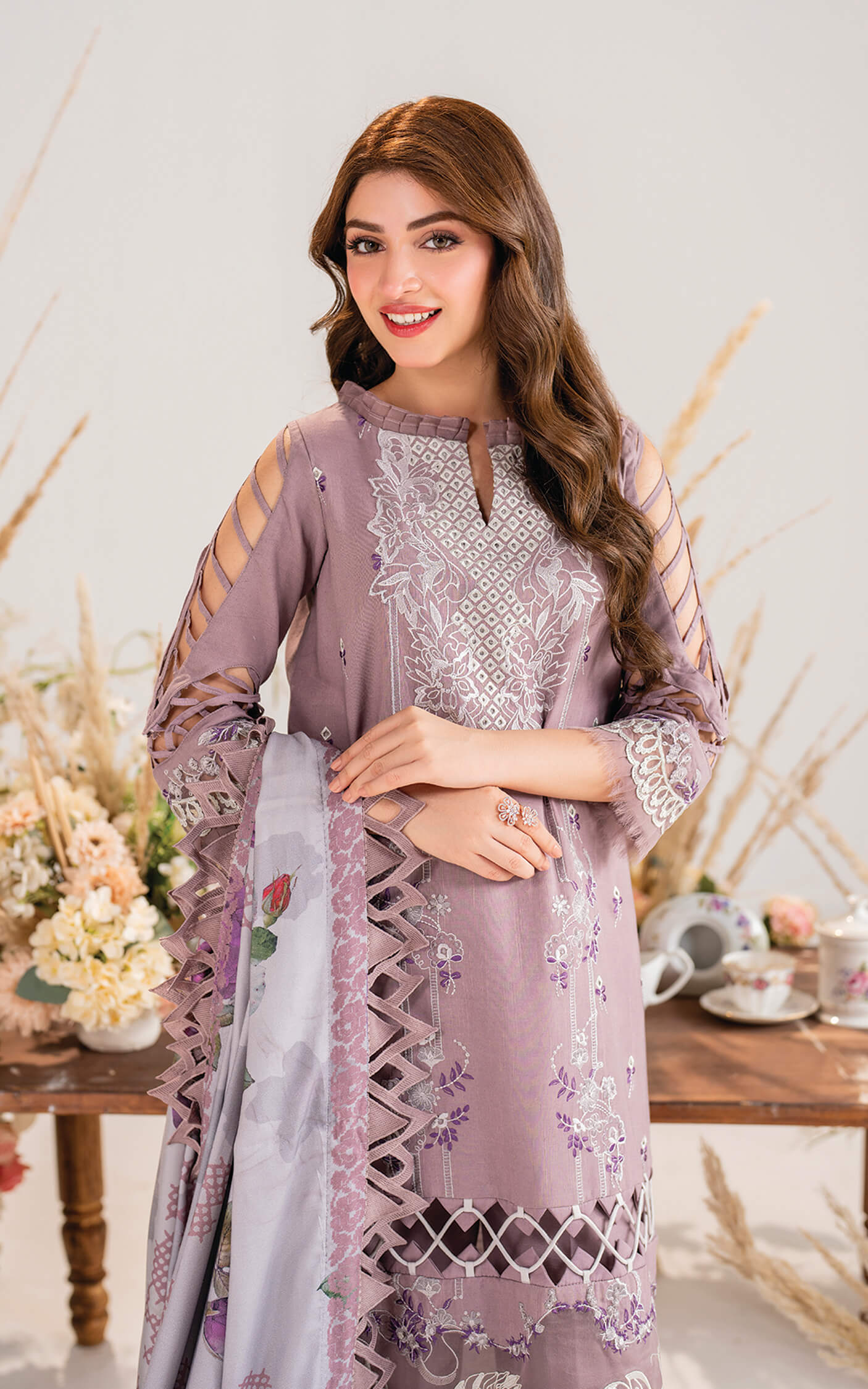 Asifa and Nabeel | Winter Meraki 24 | Sombre-MW-04 by Asifa and Nabeel - Designer Dress - Type: Ladies Clothes - Available at Libayah - 100% Original