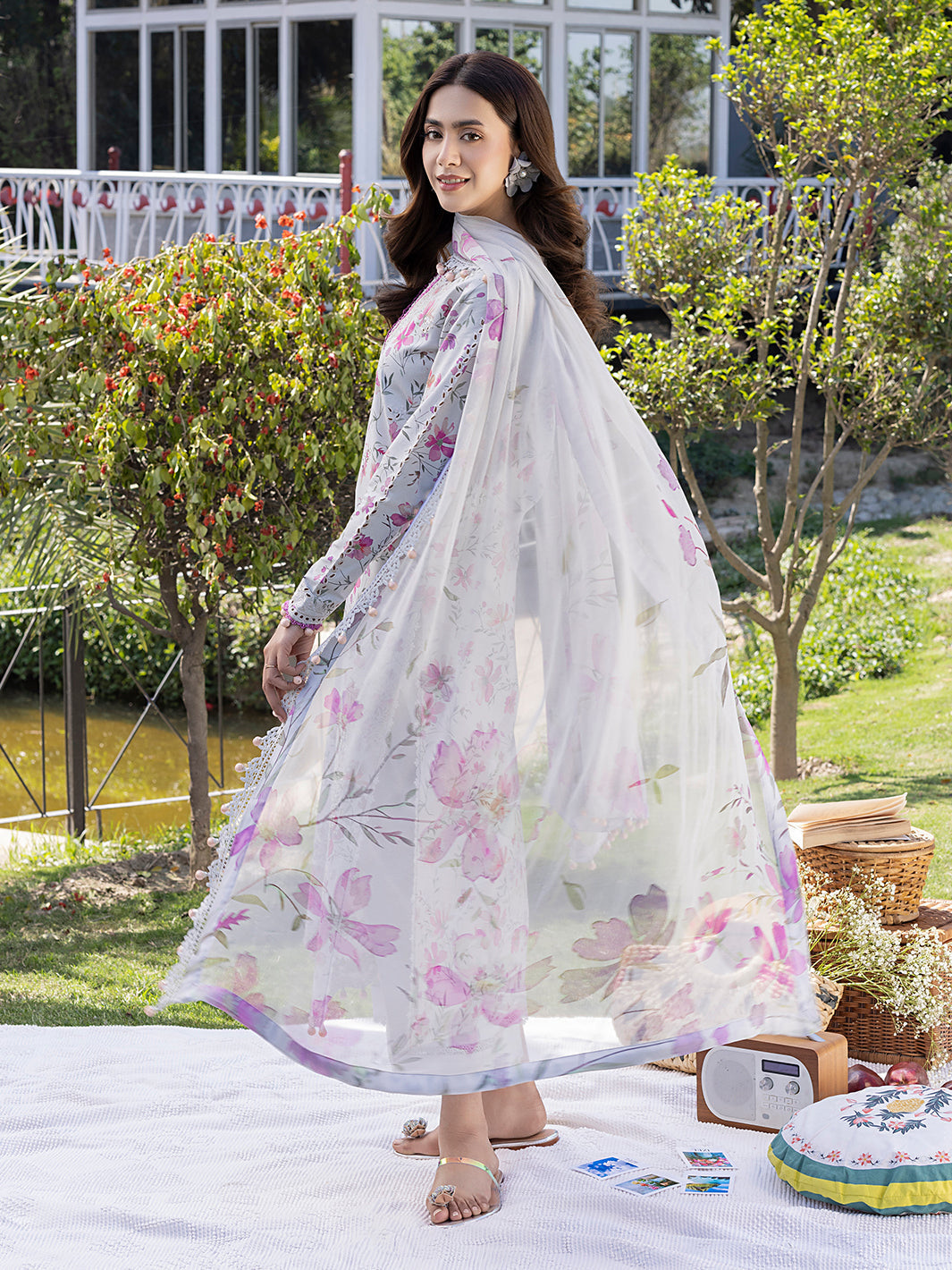 Izel | Oh Spring Lawn 25 | SUNLIT by Izel - Designer Dress - Type: Ladies Clothes - Available at Libayah - 100% Original