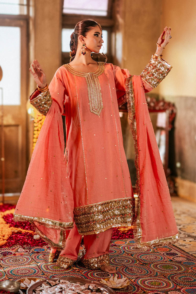 The Pink Tree Company | Gota Tikli | CHAMPA KALI by The Pink Tree Company - Designer Dress - Type: Ladies Clothes - Available at Libayah - 100% Original