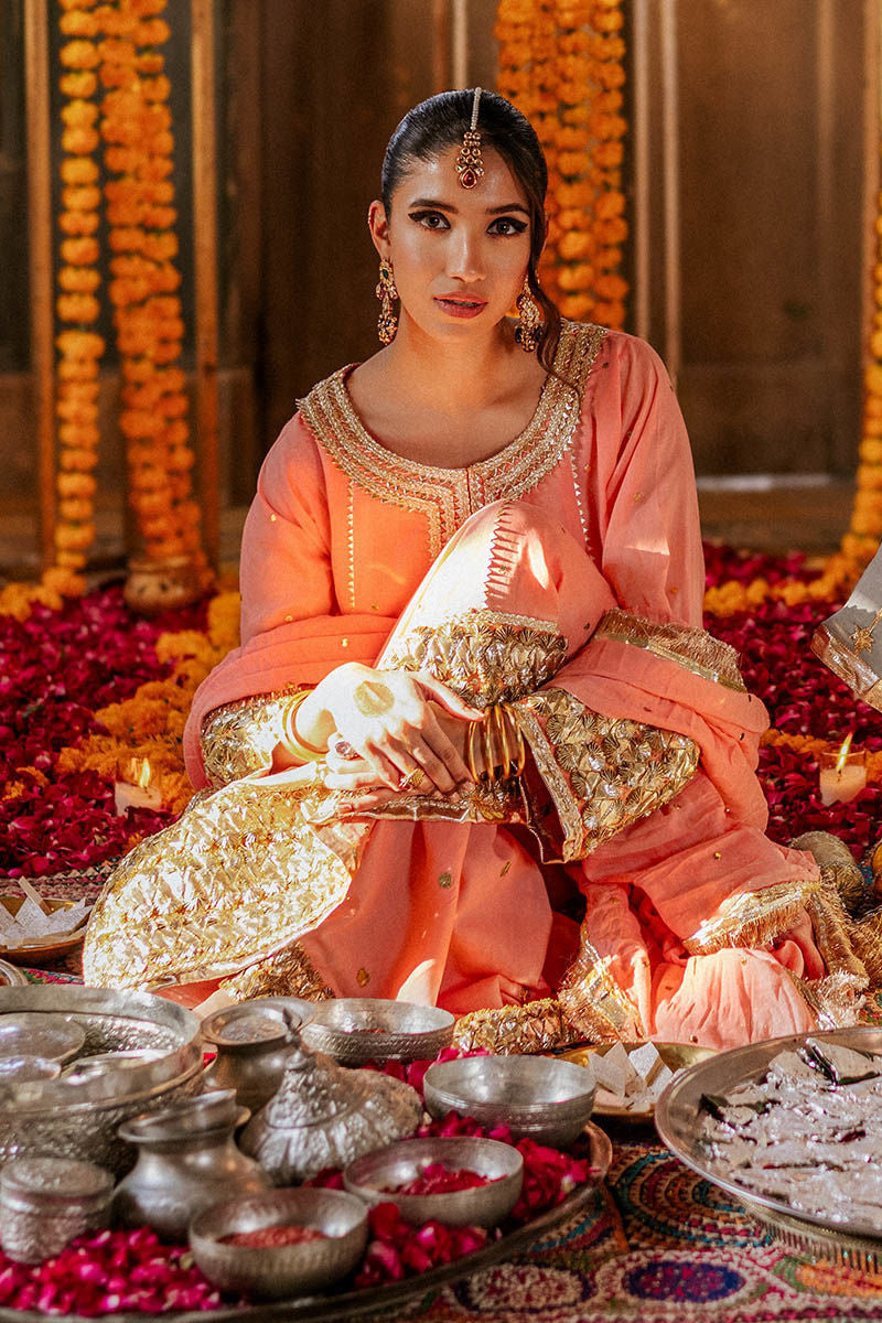 The Pink Tree Company | Gota Tikli | CHAMPA KALI by The Pink Tree Company - Designer Dress - Type: Ladies Clothes - Available at Libayah - 100% Original