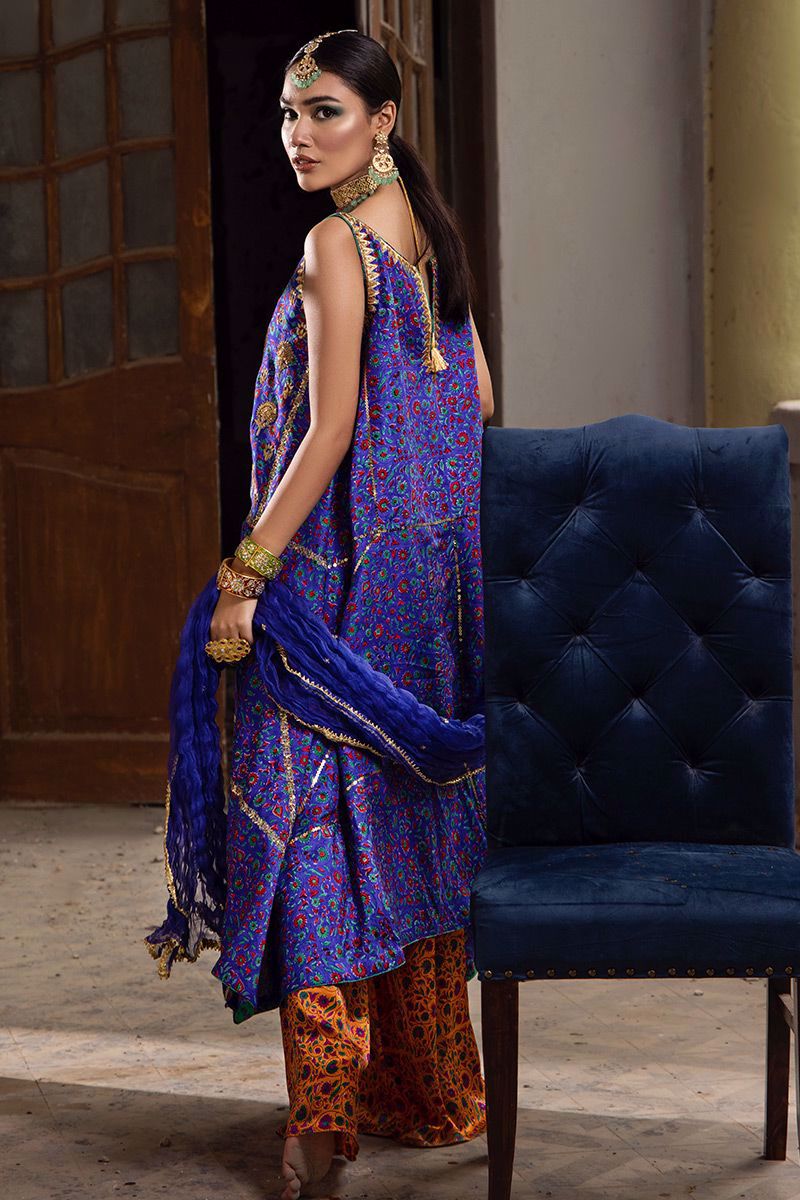 The Pink Tree Company | Wedding Wear | COBALT BLUE by The Pink Tree Company - Designer Dress - Type: Ladies Clothes - Available at Libayah - 100% Original