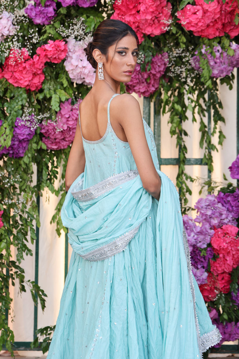 The Pink Tree Company | Wedding Wear | AZURE ALLURE by The Pink Tree Company - Designer Dress - Type: Ladies Clothes - Available at Libayah - 100% Original