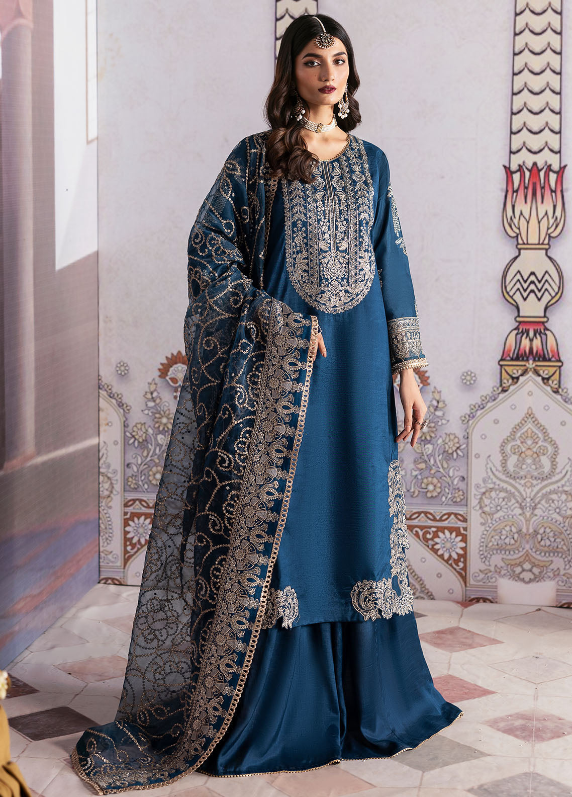 Sahane | There She Glows  | TSG-04 Azure - There She Glows by Sahane - Designer Dress - Type: Ladies Clothes - Available at Libayah - 100% Original