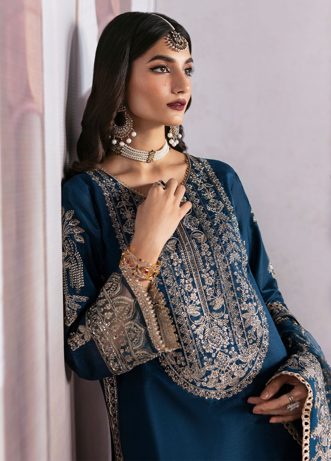 Sahane | There She Glows  | TSG-04 Azure - There She Glows by Sahane - Designer Dress - Type: Ladies Clothes - Available at Libayah - 100% Original