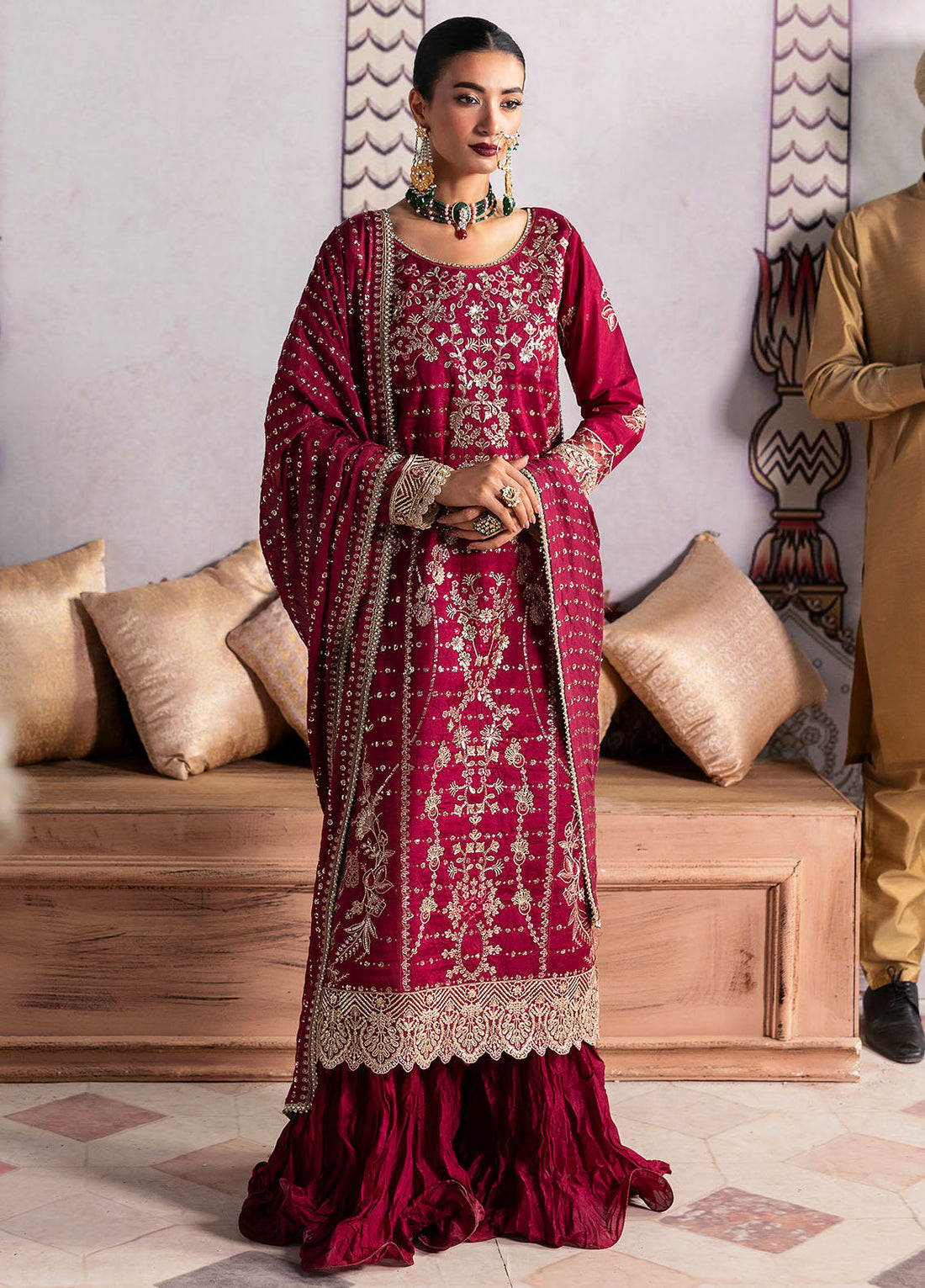 Sahane | There She Glows  | TSG-07 Merlot by Sahane - Designer Dress - Type: Ladies Clothes - Available at Libayah - 100% Original