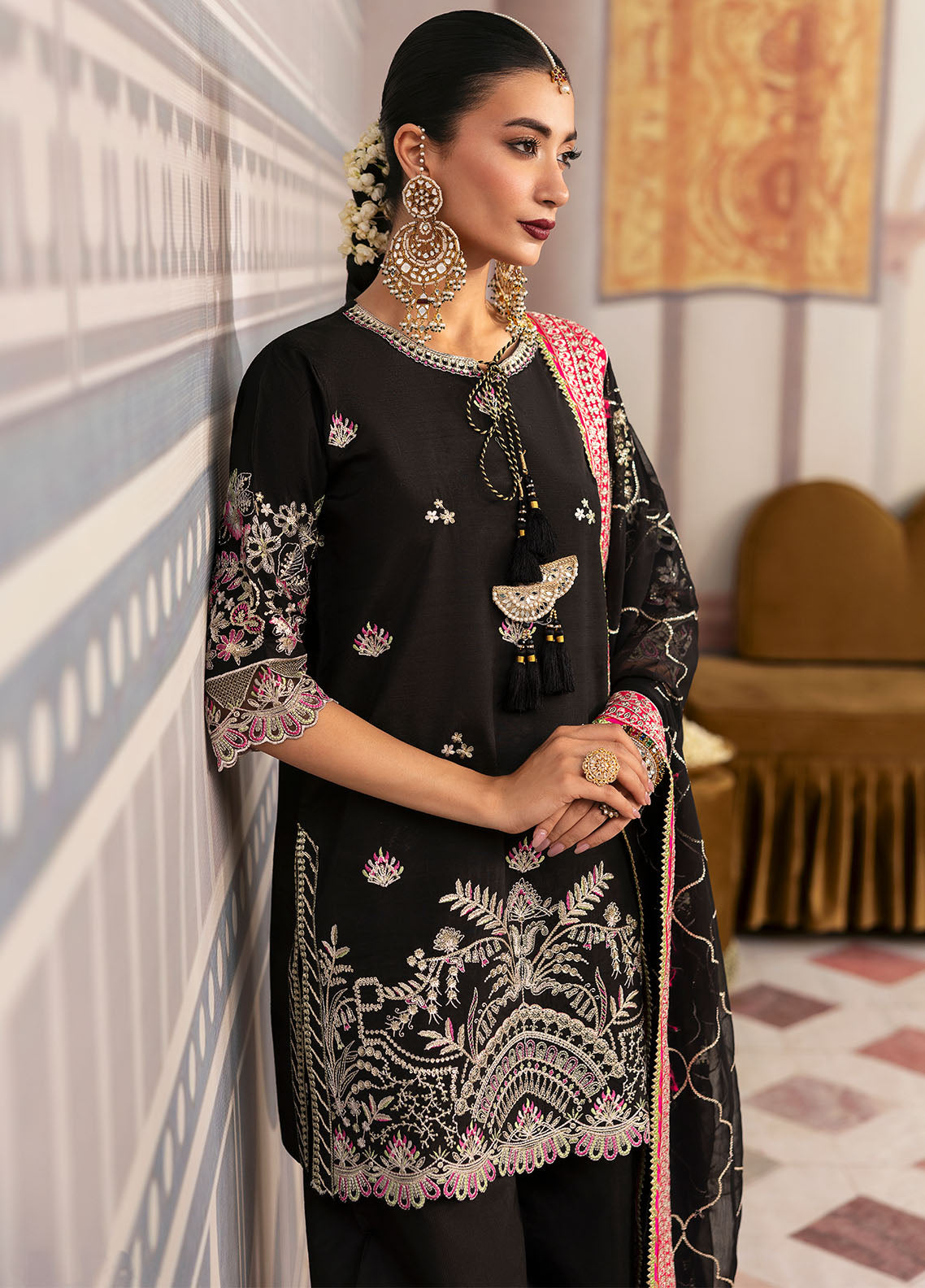 Sahane | There She Glows  | TSG-01 Noir by Sahane - Designer Dress - Type: Ladies Clothes - Available at Libayah - 100% Original