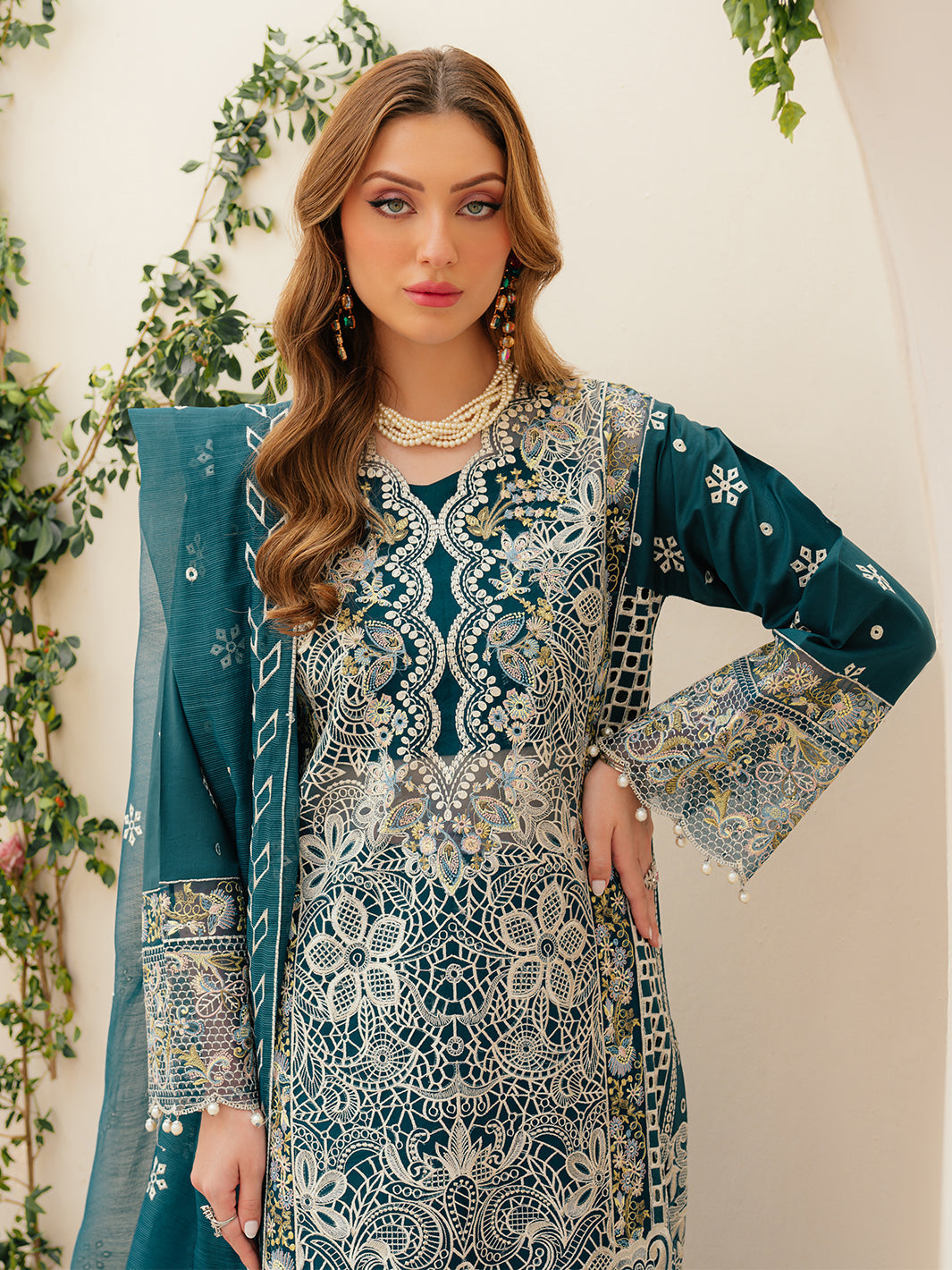 Mahnur | Allenura Luxury Lawn 24 | TUSCANY by Mahnur - Designer Dress - Type: Ladies Clothes - Available at Libayah - 100% Original