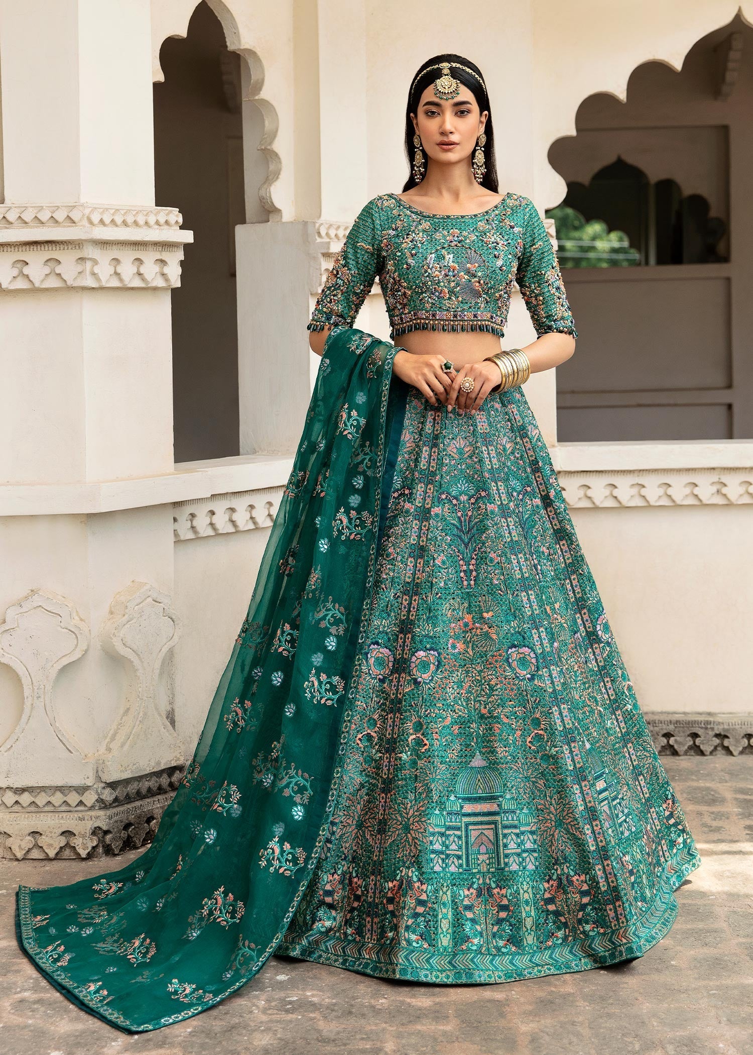 Waqas Shah | Taj Mahal | MEHAR BANO by Waqas Shah - Designer Dress - Type: Ladies Clothes - Available at Libayah - 100% Original