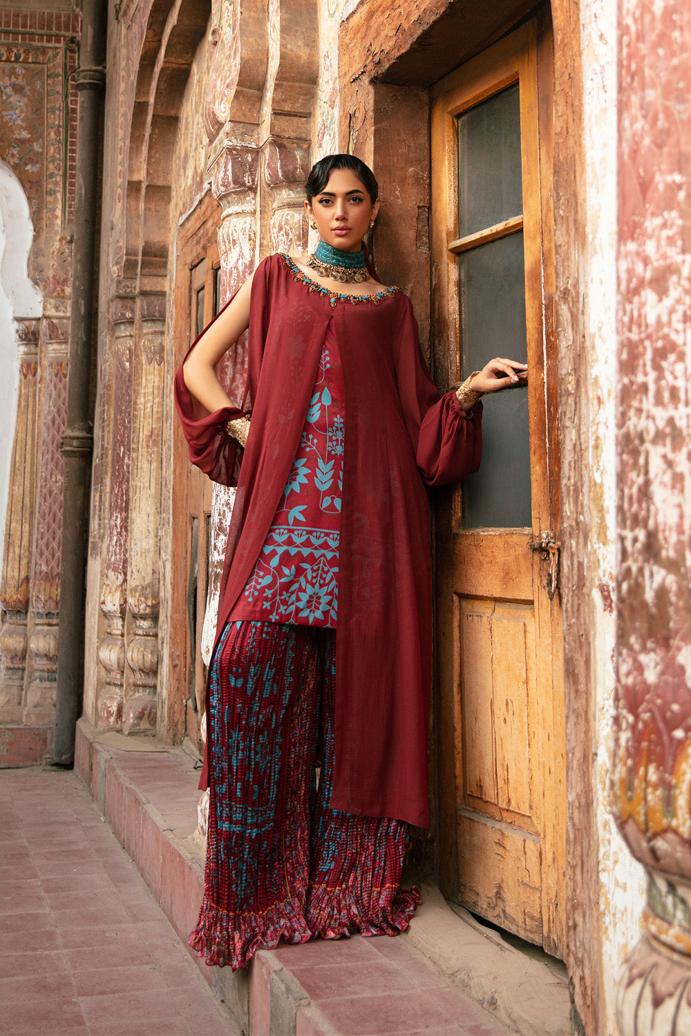 Nilofer Shahid | Maansi Edit | Talia by Nilofer Shahid - Designer Dress - Type: Ladies Clothes - Available at Libayah - 100% Original