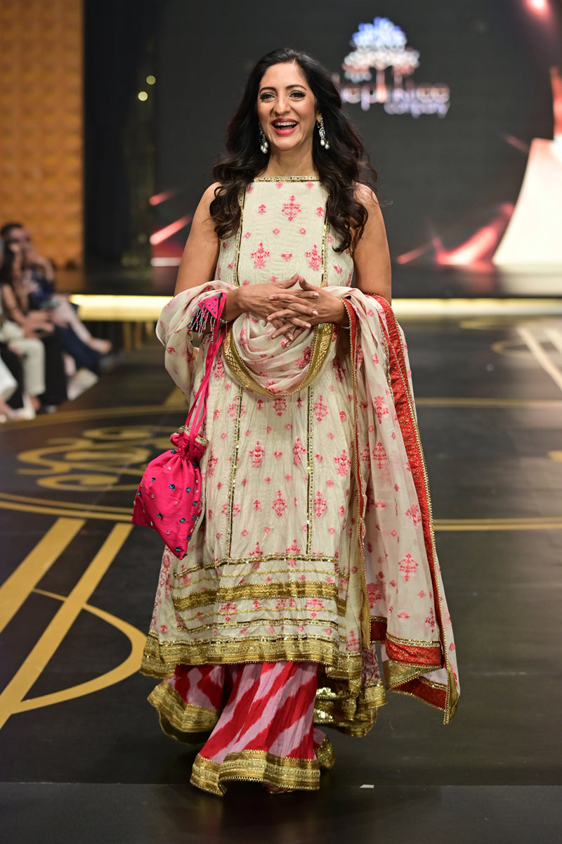 The Pink Tree Company | Weaves and Blocks |  Pankhari Gulaab Ki by The Pink Tree Company - Designer Dress - Type: Ladies Clothes - Available at Libayah - 100% Original