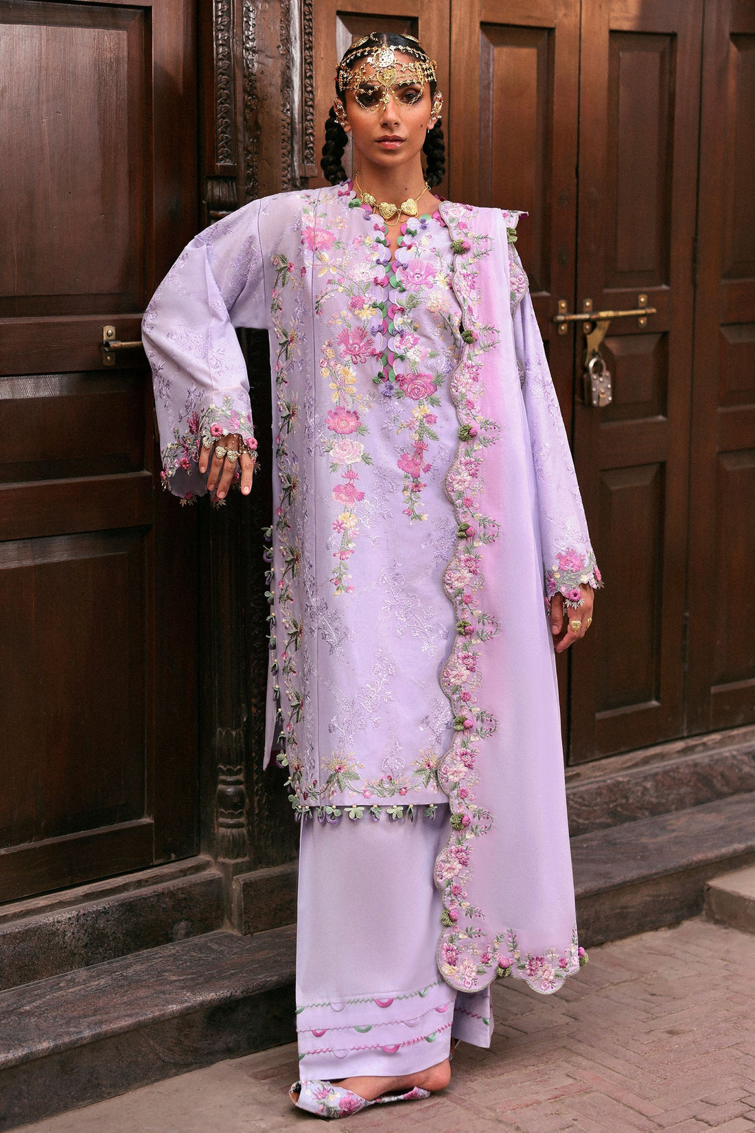 Zaha | Festive Lawn 25 | NILOFER (ZF-25-04) by Zaha - Designer Dress - Type: Ladies Clothes - Available at Libayah - 100% Original
