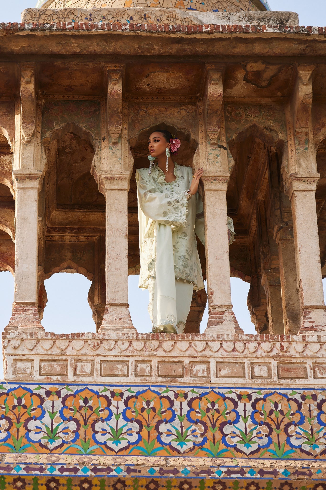 Elan | Luxury Lawn 25 | CELESTINE (EL25-05 A) by Elan - Designer Dress - Type: Ladies Clothes - Available at Libayah - 100% Original