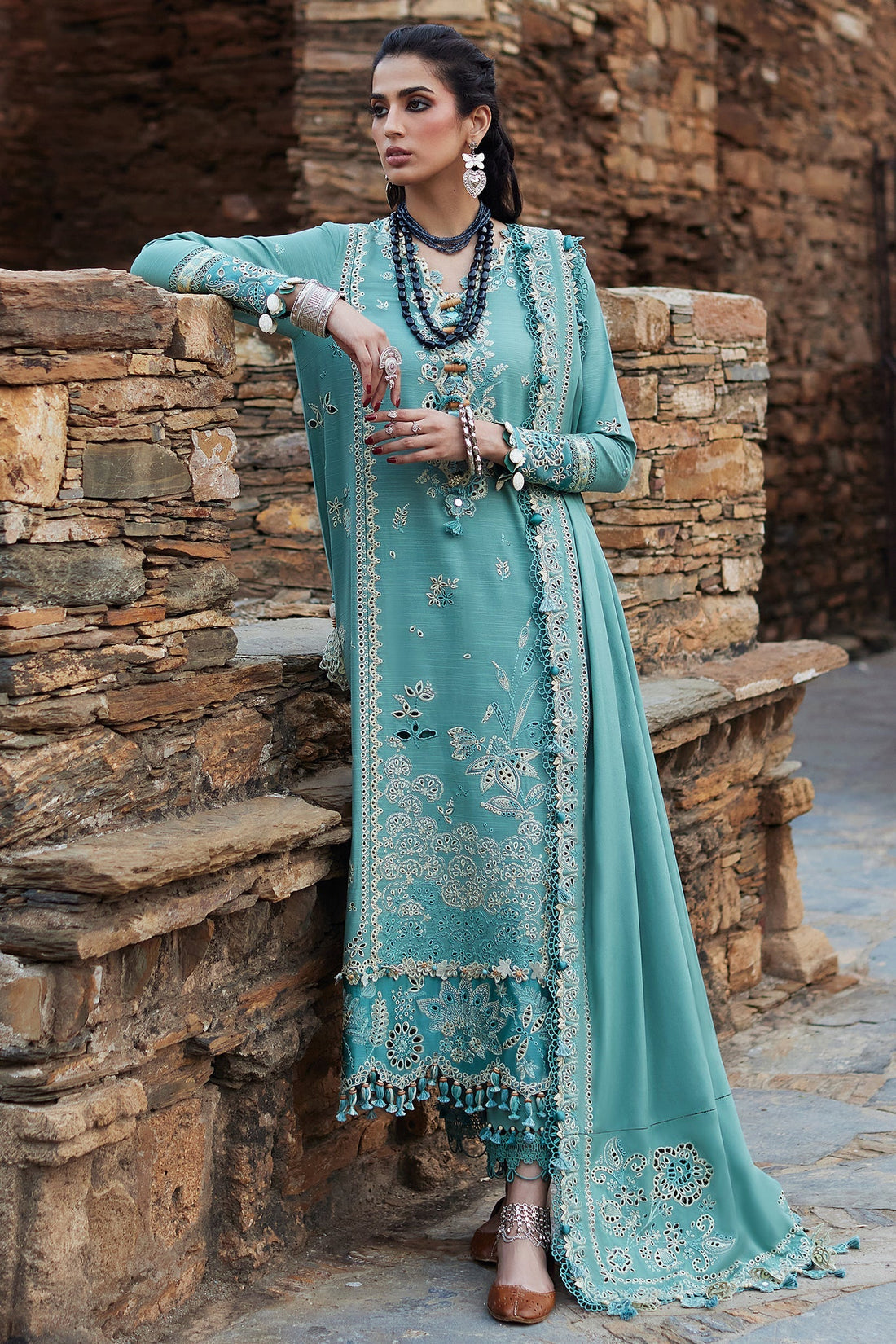 Elan | Winter Collection 24 | CELESTIA (EW24-09) by Elan - Designer Dress - Type: Ladies Clothes - Available at Libayah - 100% Original