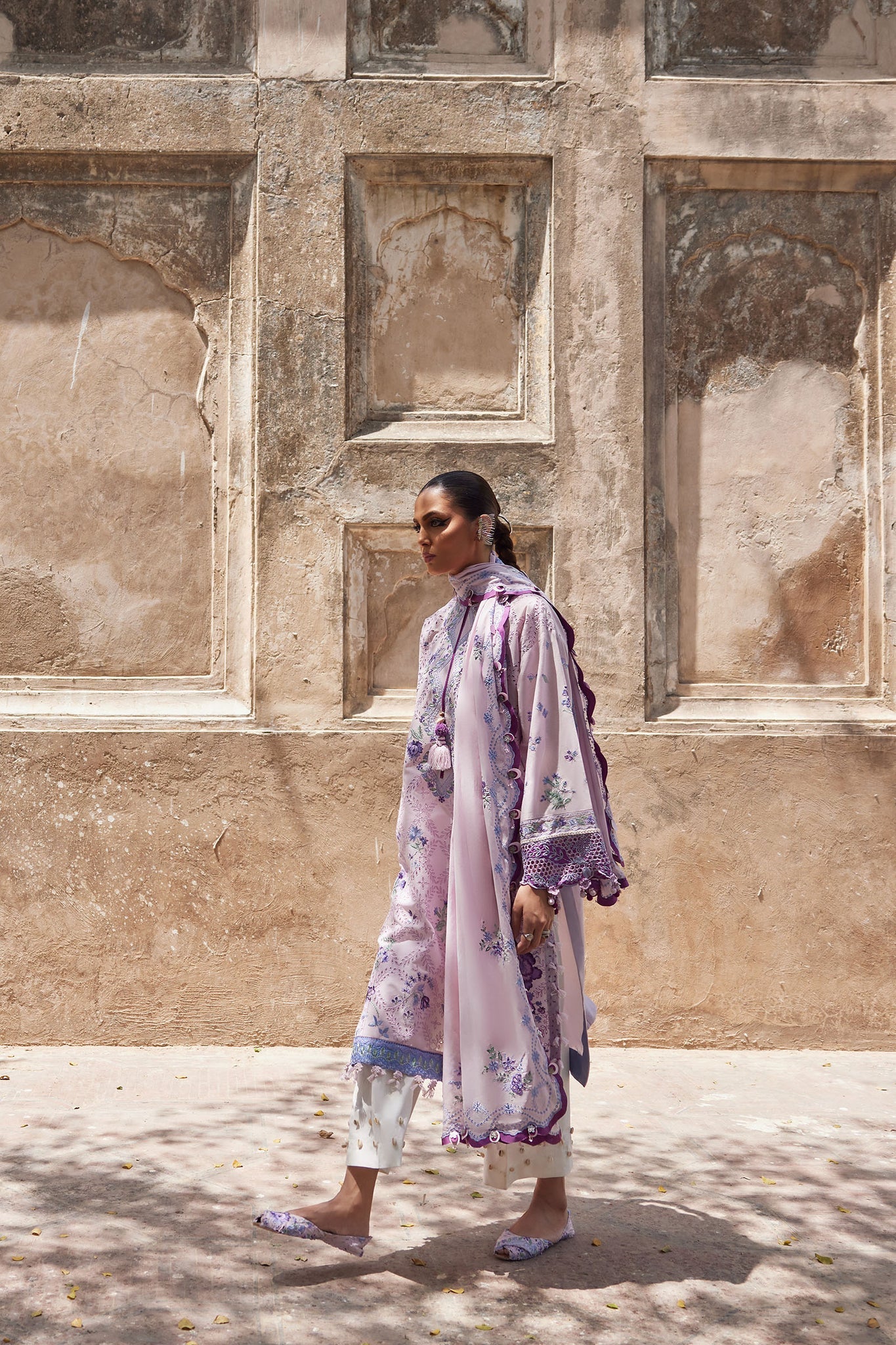 Elan | Luxury Lawn 25 | ALARA (EL25-12 B) by Elan - Designer Dress - Type: Ladies Clothes - Available at Libayah - 100% Original