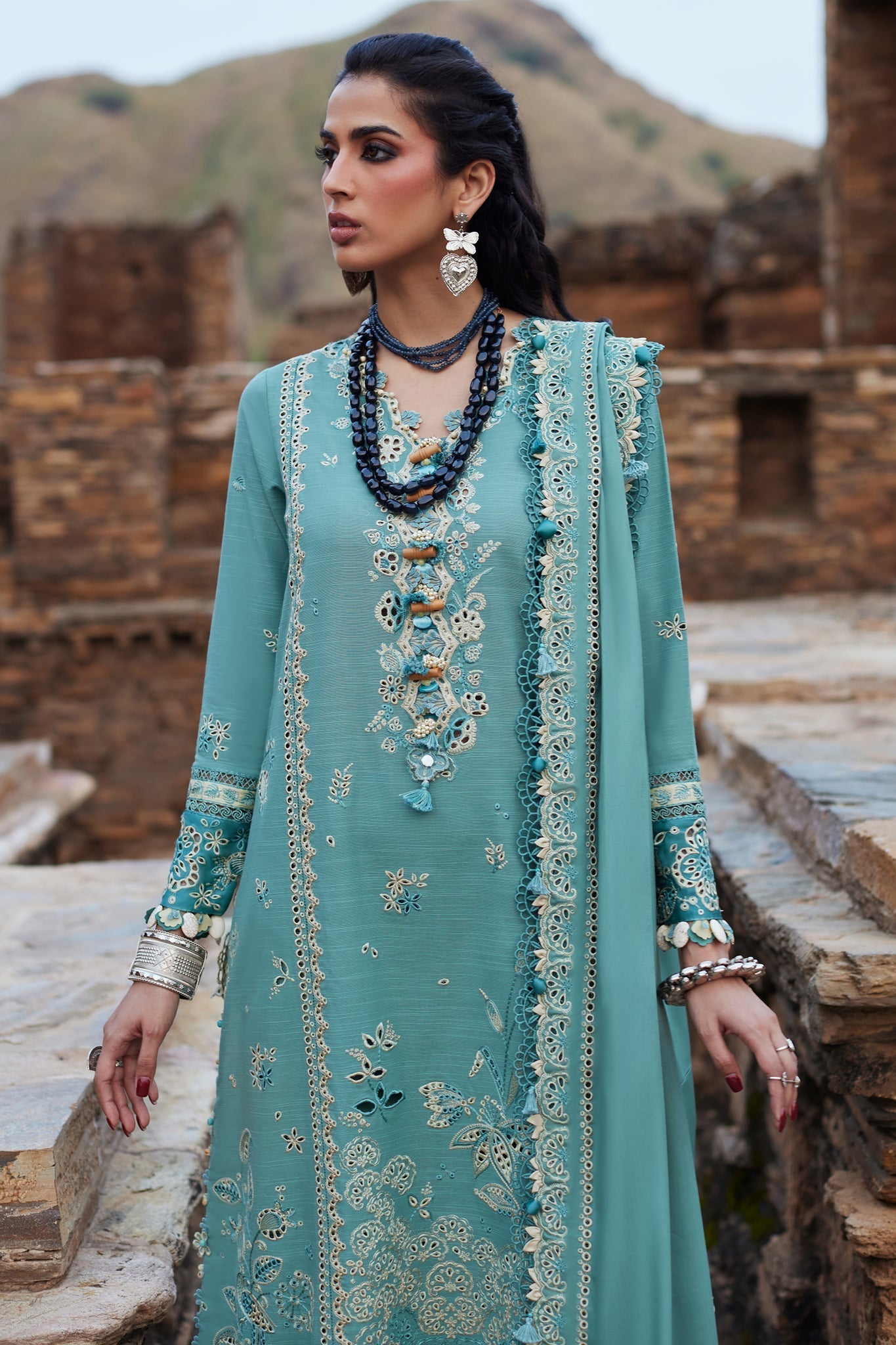 Elan | Winter Collection 24 | CELESTIA (EW24-09) by Elan - Designer Dress - Type: Ladies Clothes - Available at Libayah - 100% Original
