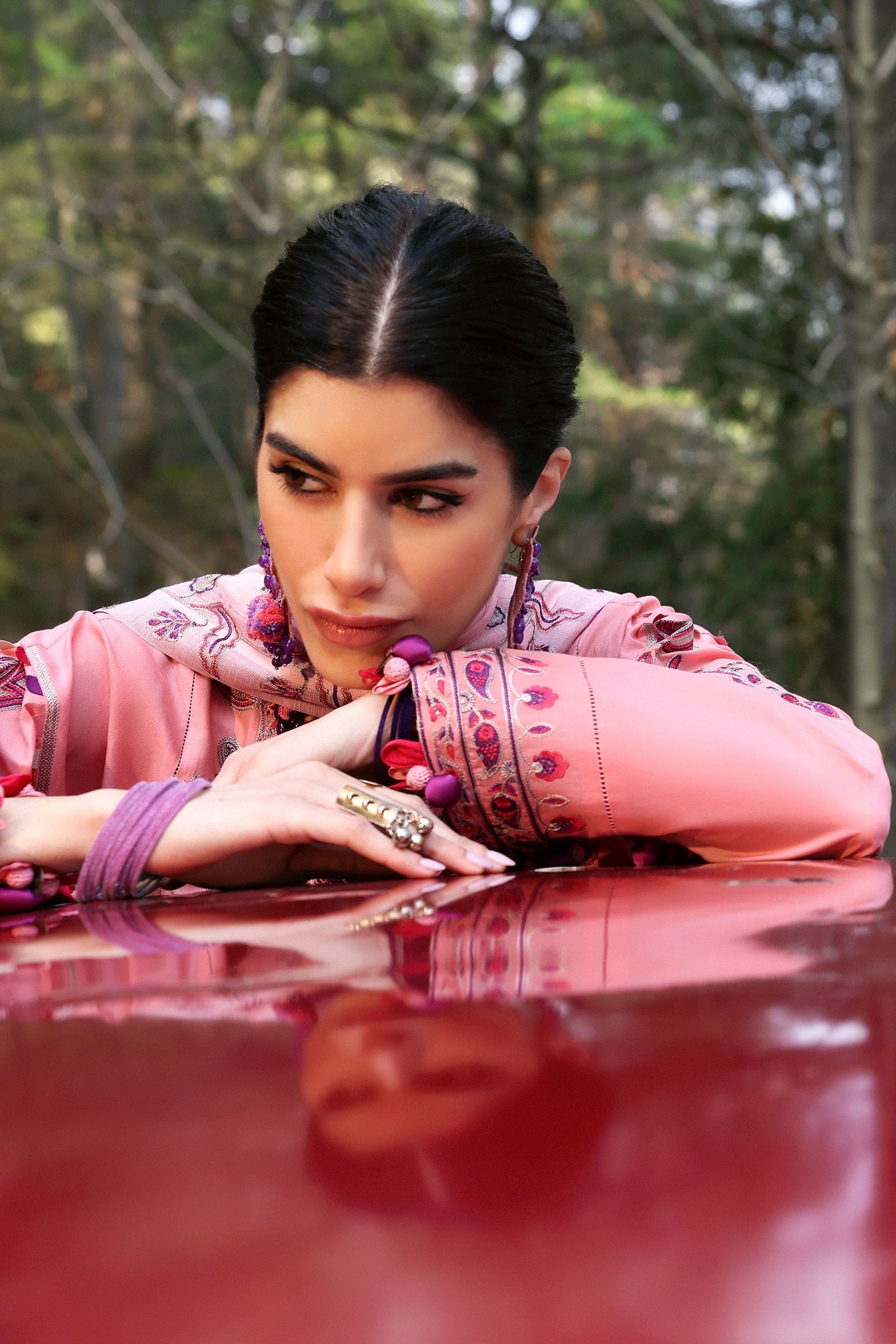 Zaha | Lawn 25 | ZARIAH (ZL25-09 B) by Zaha - Designer Dress - Type: Ladies Clothes - Available at Libayah - 100% Original
