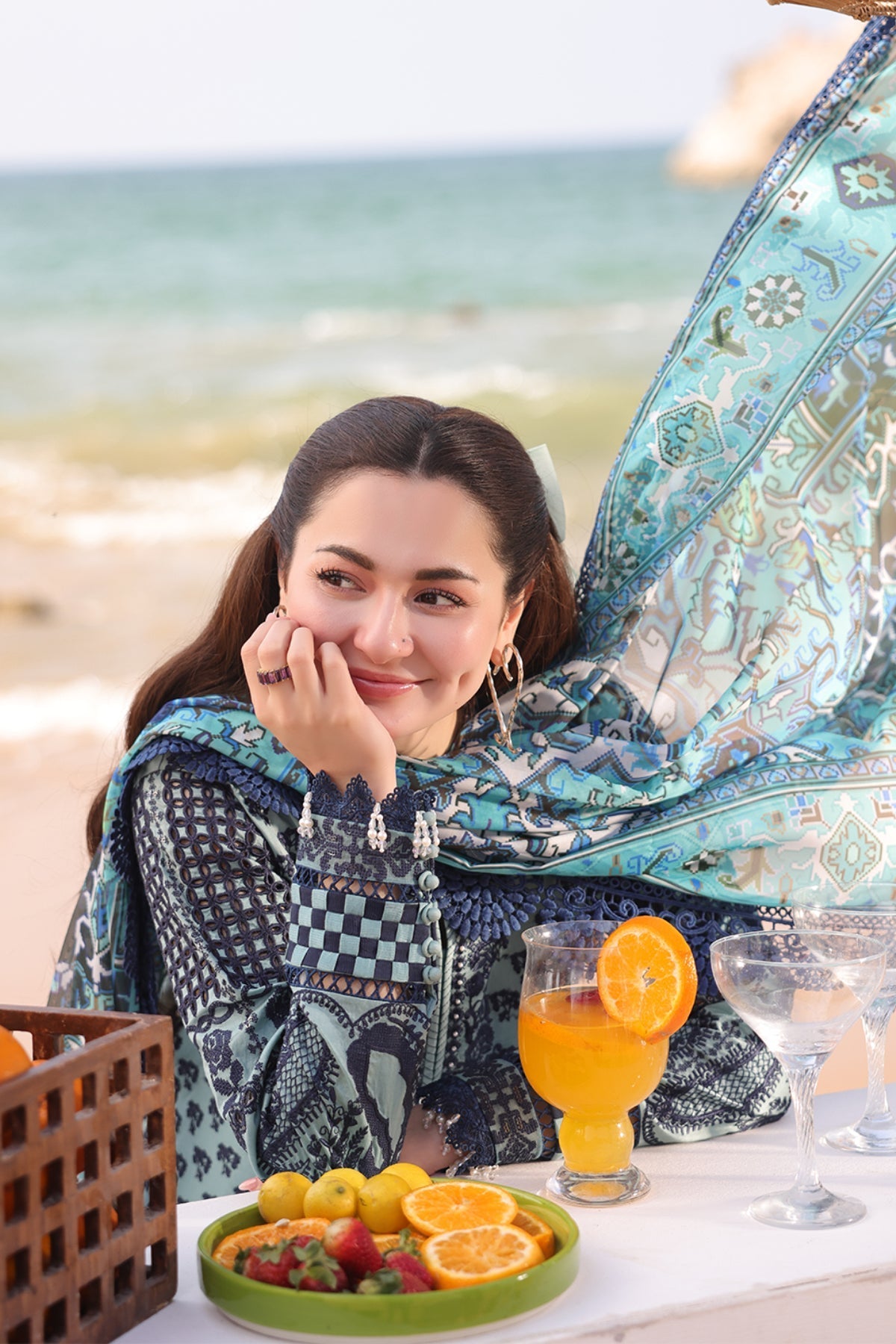 Imrozia Premium | Hania Luxury Lawn 25 | SL 75 A Parizay by Imrozia Premium - Designer Dress - Type: Ladies Clothes - Available at Libayah - 100% Original