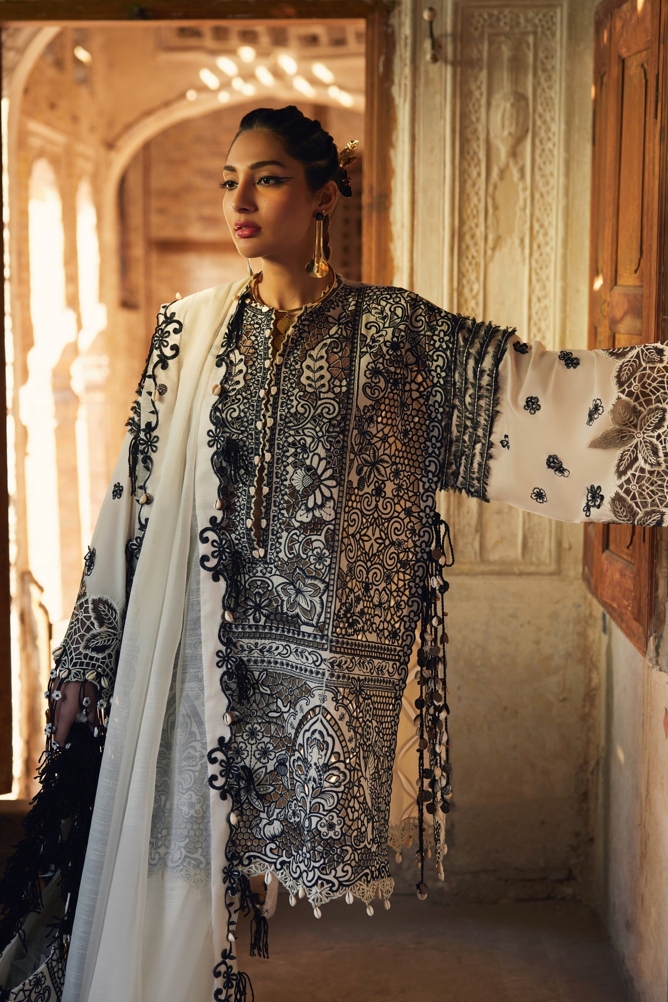 Elan | Luxury Lawn 25 | ISLA (EL25-02 B) by Elan - Designer Dress - Type: Ladies Clothes - Available at Libayah - 100% Original