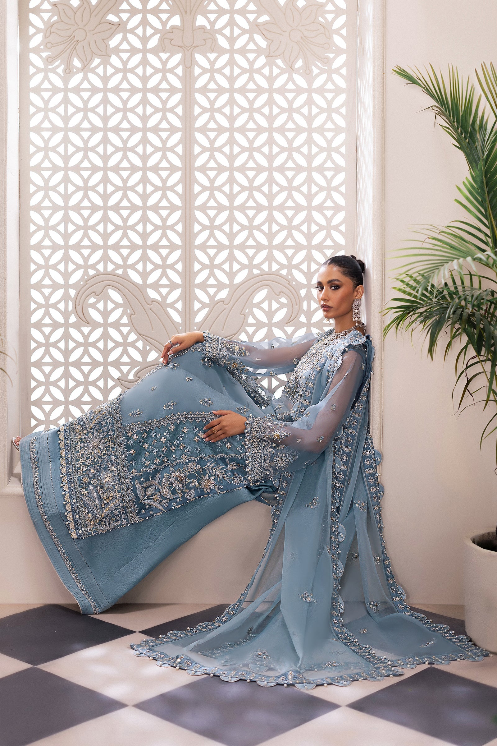 Zaha | Gossamer Formals 24 | AZURA (ZC24-07) by Zaha - Designer Dress - Type: Bridal - Available at Libayah - 100% Original