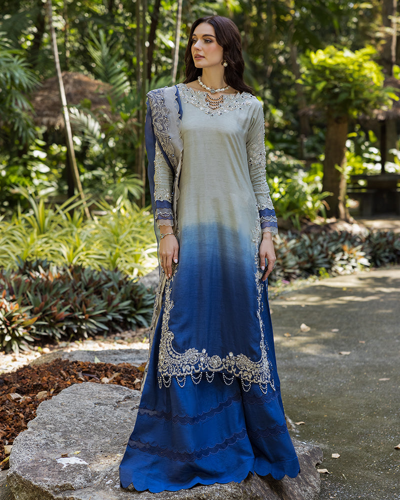 Ain | Cascade Party Wears | AN-104 by Ain - Designer Dress - Type: Ladies Clothes - Available at Libayah - 100% Original