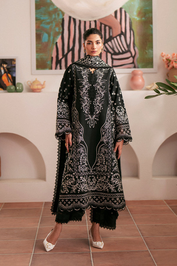 Saffron | Mystere Festive Lawn | Ebony by Saffron - Designer Dress - Type: Ladies Clothes - Available at Libayah - 100% Original