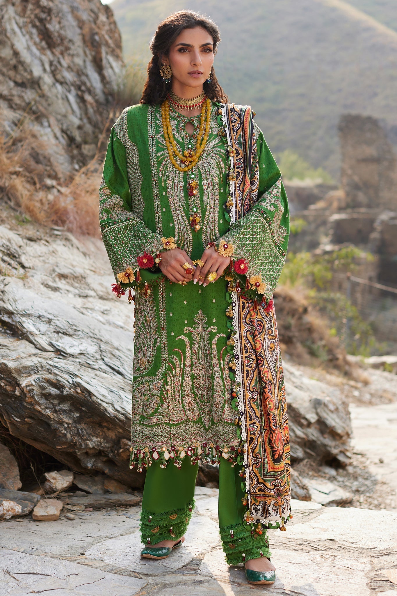 Elan | Winter Collection 24 | CORA (EW24-03) by Elan - Designer Dress - Type: Ladies Clothes - Available at Libayah - 100% Original