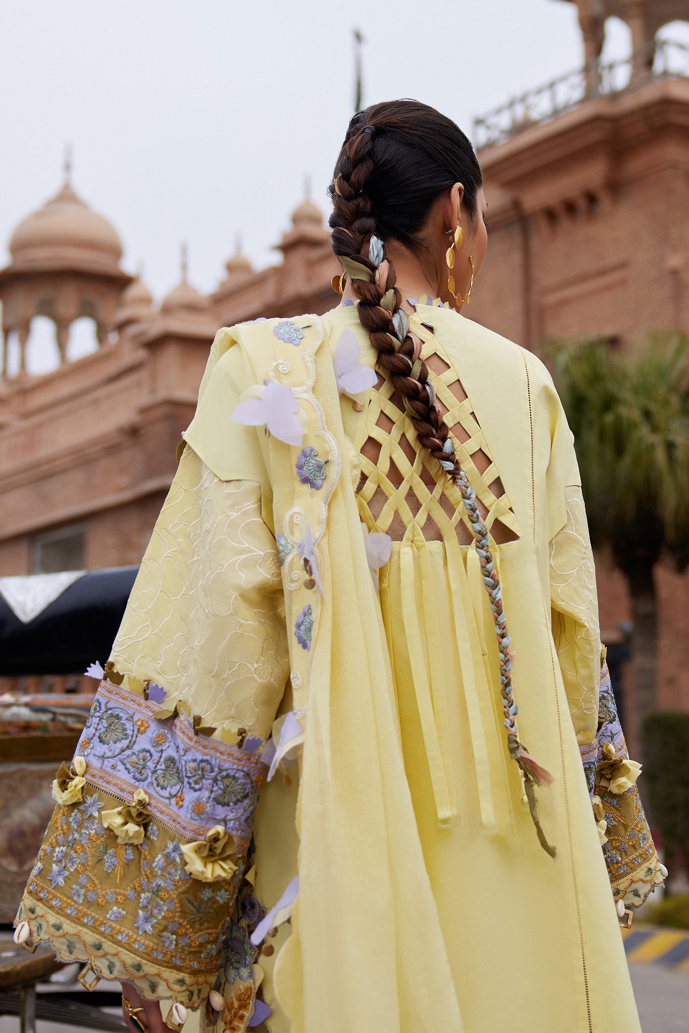 Elan | Luxury Lawn 25 | AMARA (EL25-09 A) by Elan - Designer Dress - Type: Ladies Clothes - Available at Libayah - 100% Original