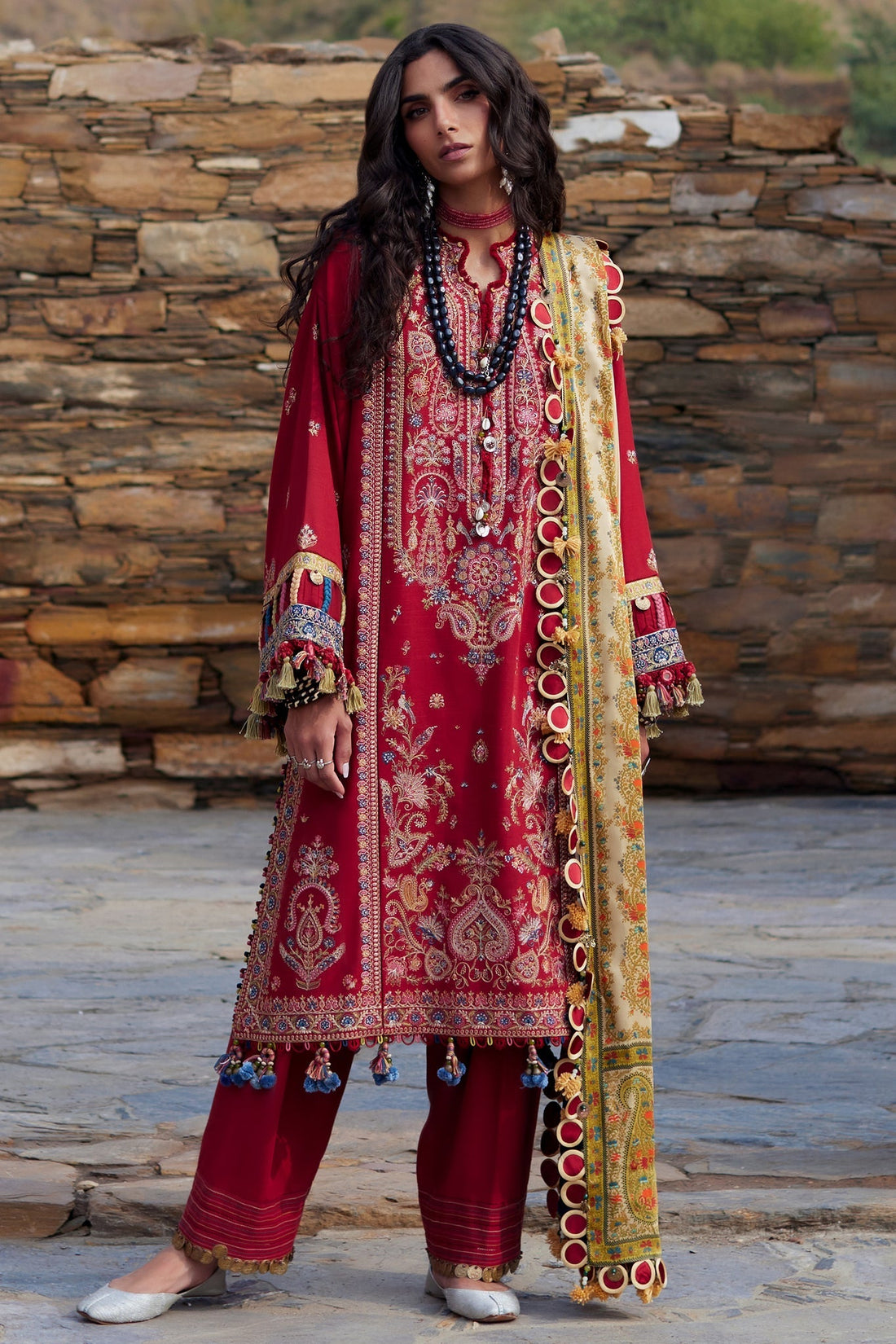 Elan | Winter Collection 24 | ELNAZ (EW24-07) by Elan - Designer Dress - Type: Ladies Clothes - Available at Libayah - 100% Original