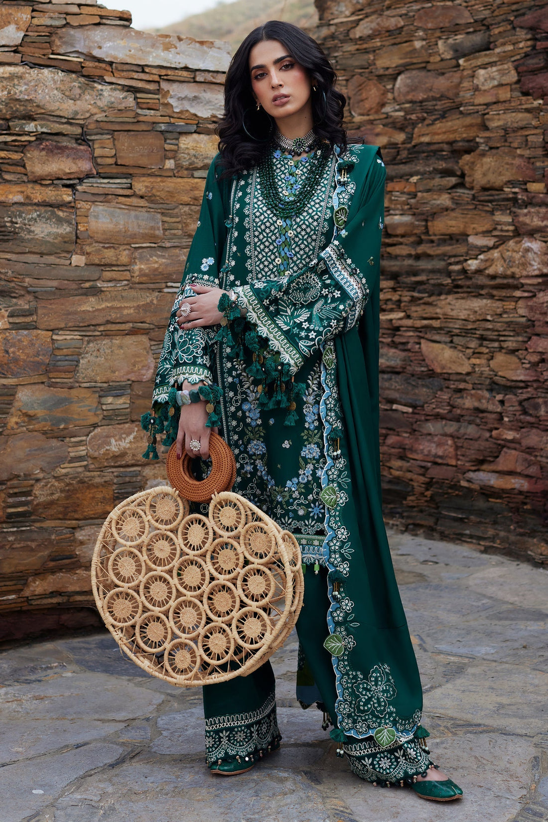 Elan | Winter Collection 24 | EVANIA (EW24-08) by Elan - Designer Dress - Type: Ladies Clothes - Available at Libayah - 100% Original