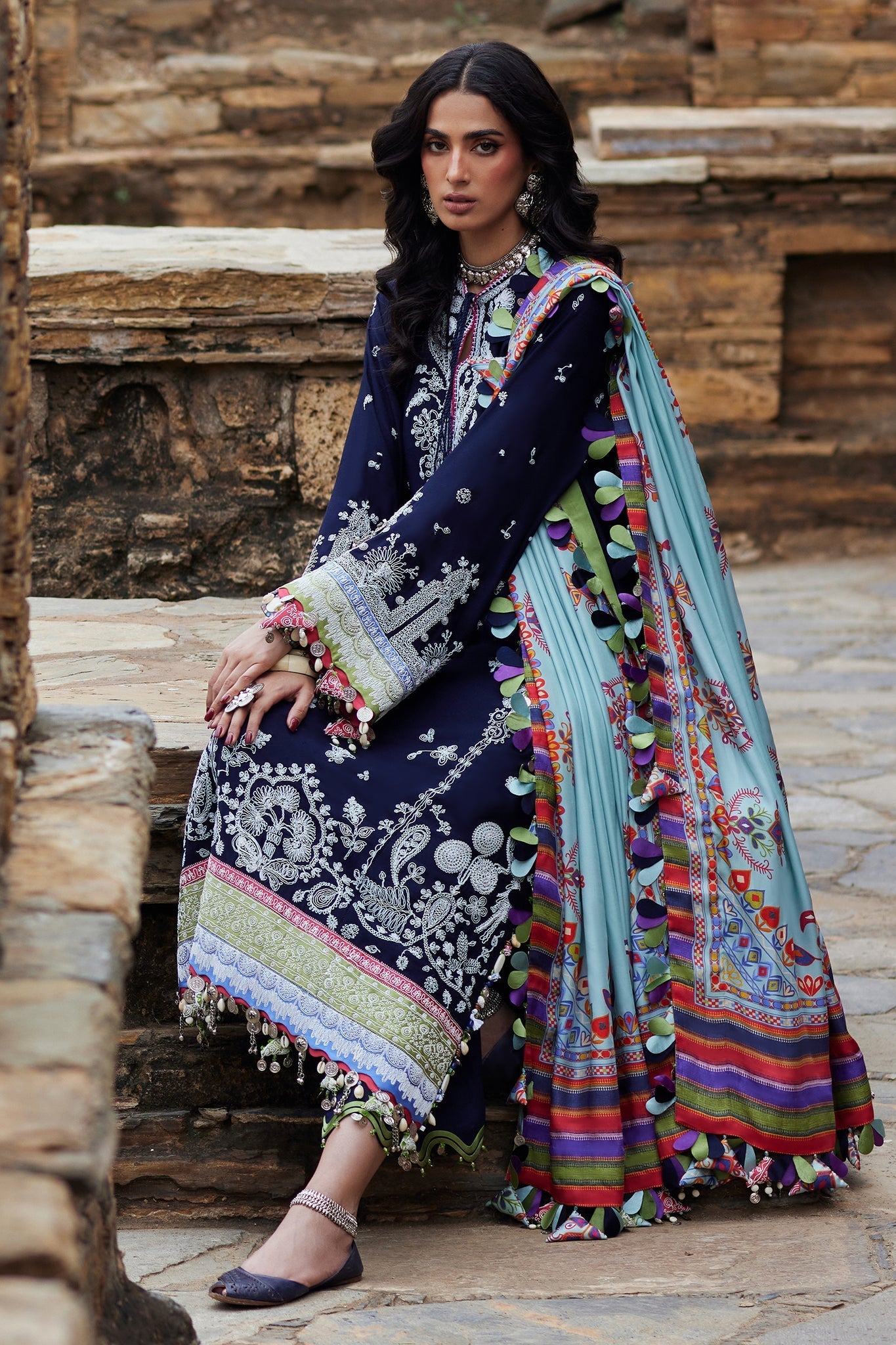 Elan | Winter Collection 24 | MAHROSH (EW24-06) by Elan - Designer Dress - Type: Ladies Clothes - Available at Libayah - 100% Original