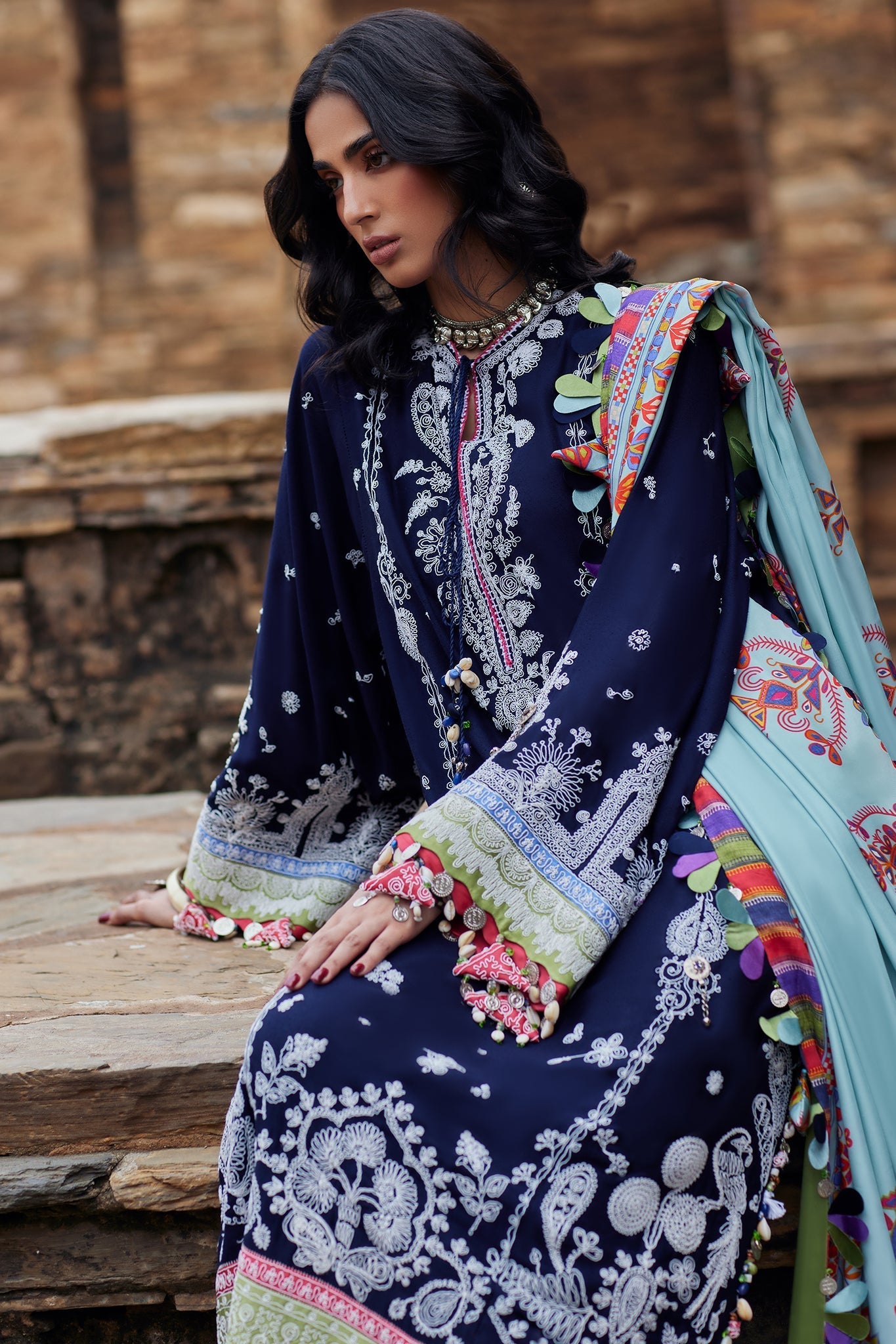 Elan | Winter Collection 24 | MAHROSH (EW24-06) by Elan - Designer Dress - Type: Ladies Clothes - Available at Libayah - 100% Original