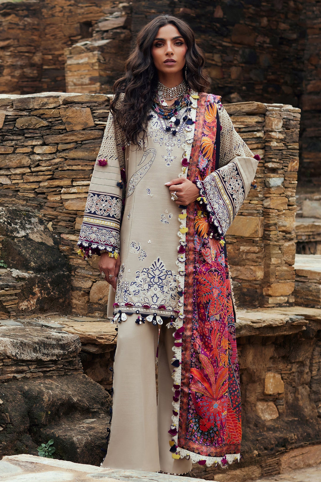 Elan | Winter Collection 24 | ARSIA (EW24-02) by Elan - Designer Dress - Type: Ladies Clothes - Available at Libayah - 100% Original