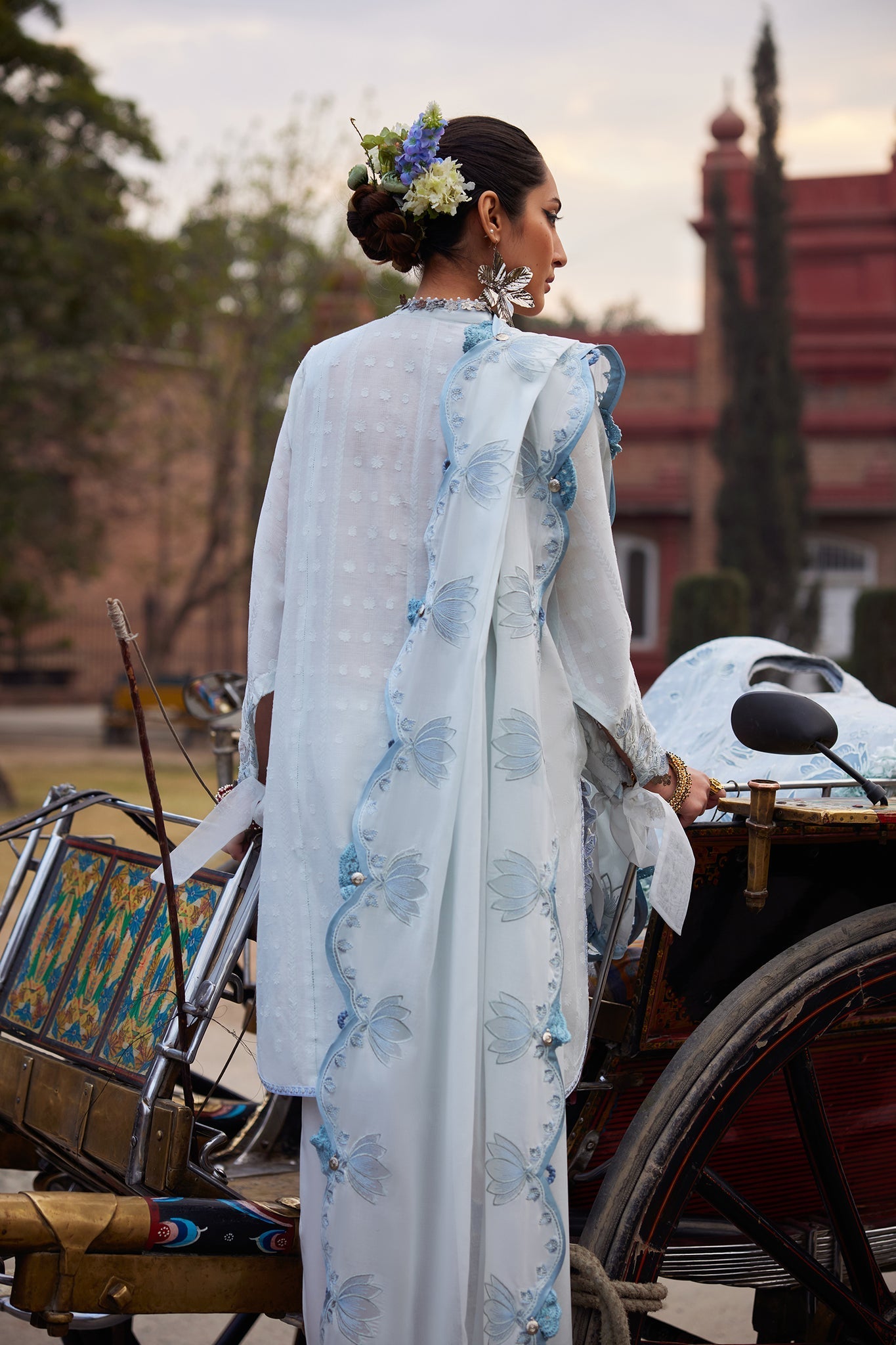 Elan | Luxury Lawn 25 | CELESTINE (EL25-05 B) by Elan - Designer Dress - Type: Ladies Clothes - Available at Libayah - 100% Original