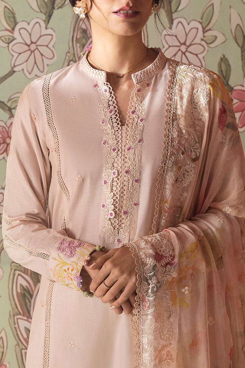 Cross Stitch | Premium Lawn 25 | CORAL CARNATION by Cross Stitch - Designer Dress - Type: Ladies Clothes - Available at Libayah - 100% Original