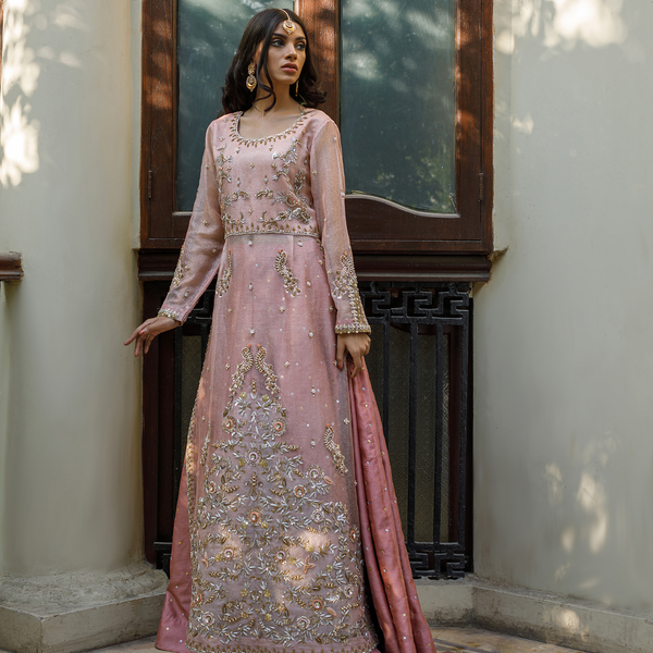 Wahajmkhan | Bahar Begum Formals | PINK BAHAR JORA by Wahaj M.Khan - Designer Dress - Type: Ladies Clothes - Available at Libayah - 100% Original