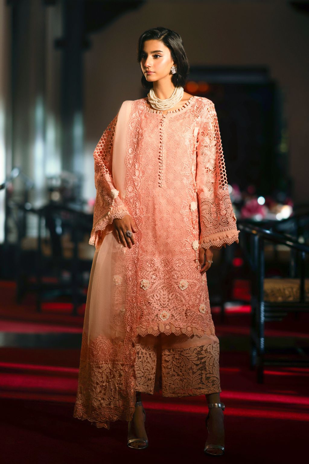 AJR Couture | Cutwork Edit 24 | LUCENT by AJR Couture - Designer Dress - Type: Ladies Clothes - Available at Libayah - 100% Original