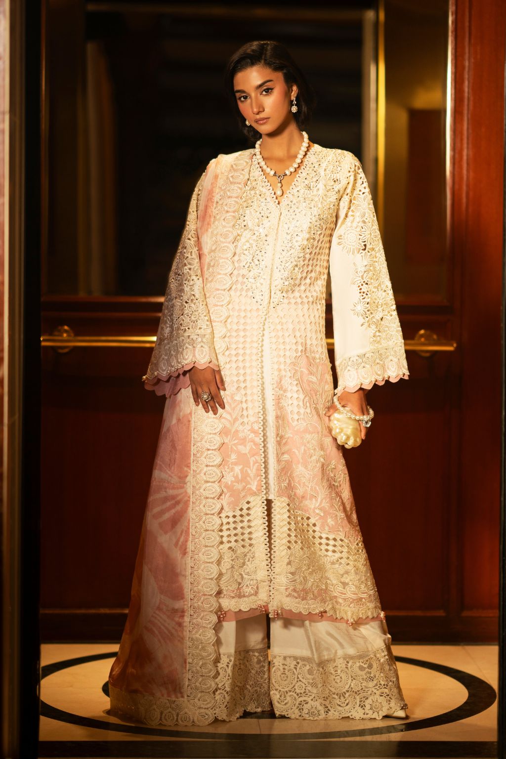 AJR Couture | Cutwork Edit 24 | IVOOR by AJR Couture - Designer Dress - Type: Ladies Clothes - Available at Libayah - 100% Original