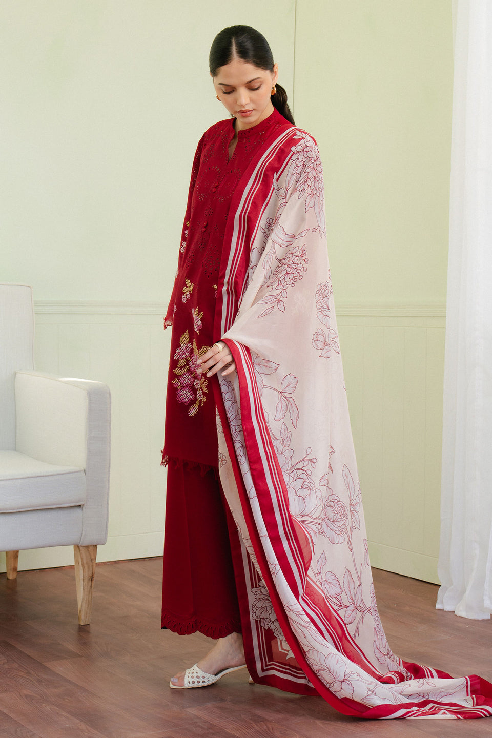 Zara Shahjahan | Coco Lawn 25 | VALI-6A by Zara Shahjahan - Designer Dress - Type: Ladies Clothes - Available at Libayah - 100% Original
