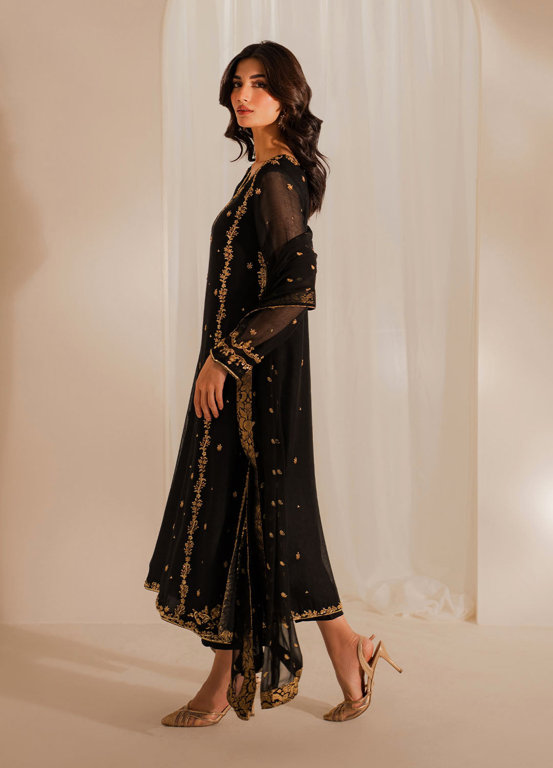 Vintage | Celine Luxe | Kaia by Vintage - Designer Dress  - Type : Ladies Clothes - Available at Libayah - 100% Original 