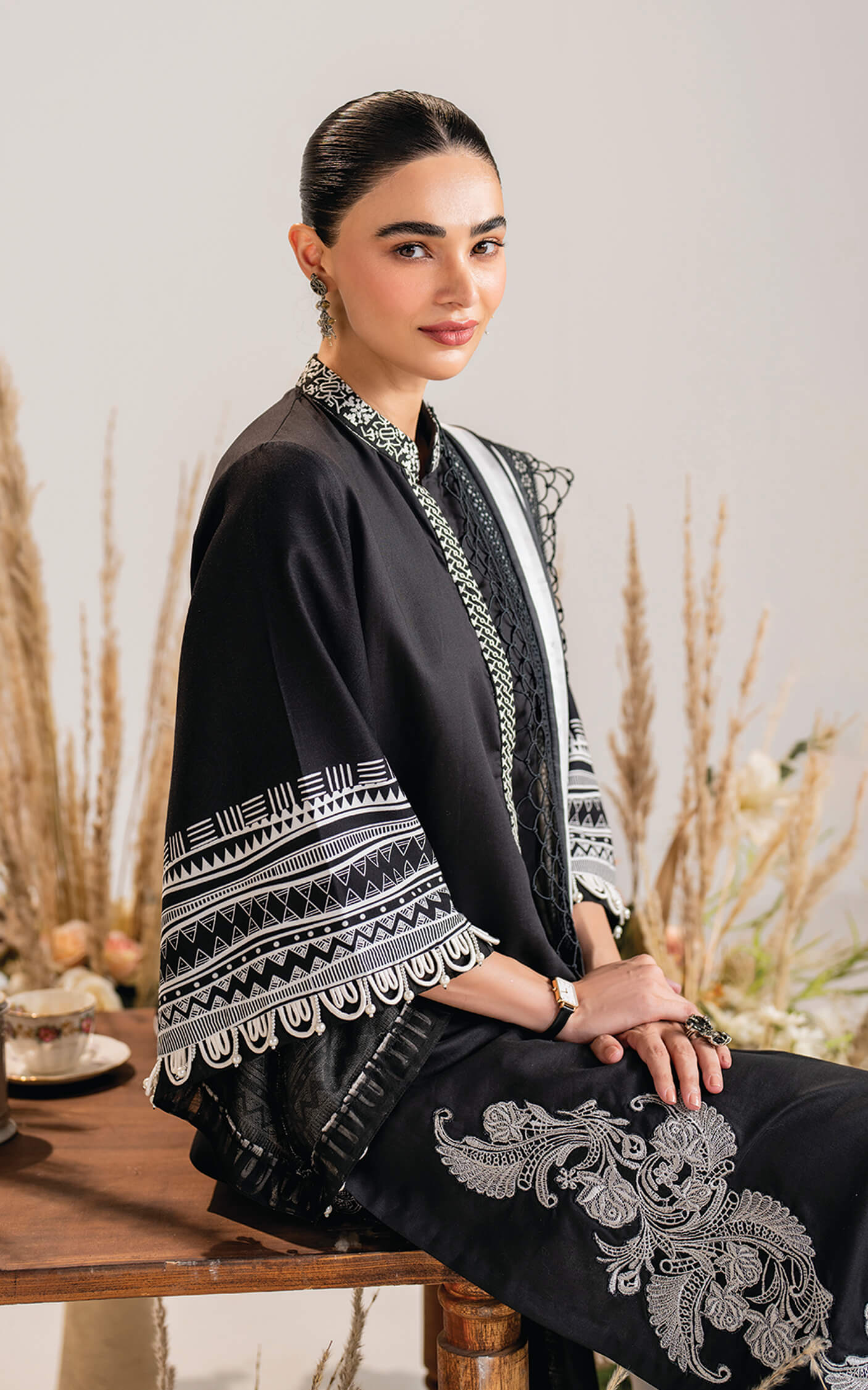 Asifa and Nabeel | Winter Meraki 24 | Velour-MW-05 by Asifa and Nabeel - Designer Dress - Type: Ladies Clothes - Available at Libayah - 100% Original