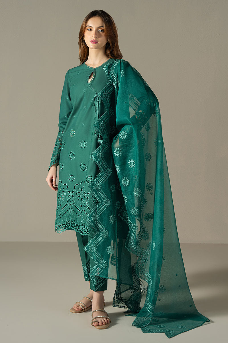 Cross Stitch | Chikankari Lawn 25 | VERDENT FLORA by Cross Stitch - Designer Dress - Type: Ladies Clothes - Available at Libayah - 100% Original