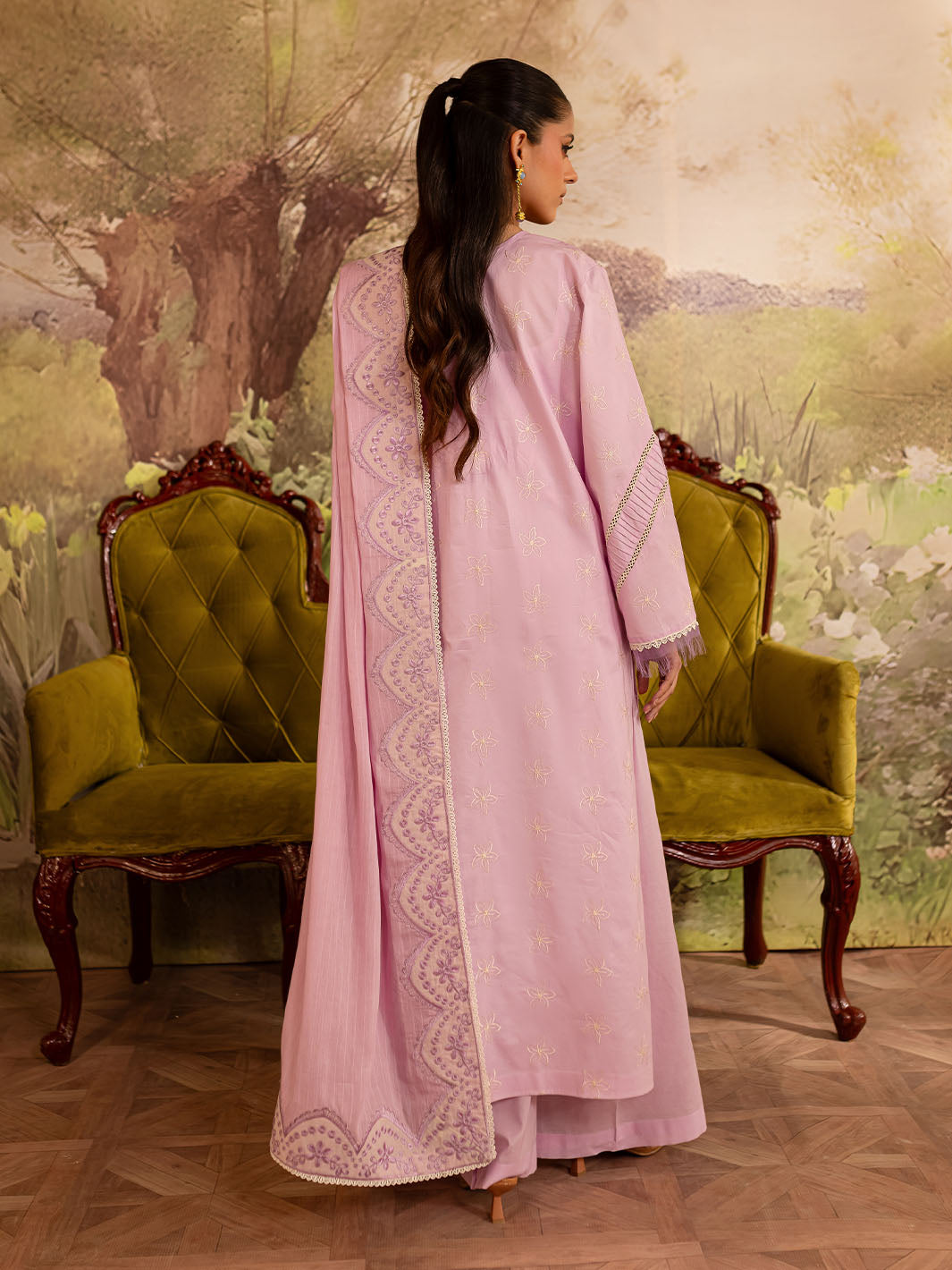Mahnur | Twilight Luxury Lawn 25 | VIOLETTA by Mahnur - Designer Dress - Type: Ladies Clothes - Available at Libayah - 100% Original