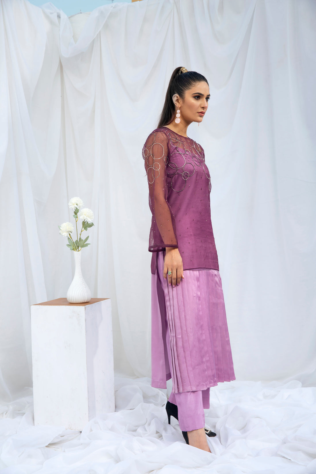 Hana | Viridity Ready to Wear | Peri-Winkle -VRT-010 by Hana - Designer Dress - Type: Ladies Clothes - Available at Libayah - 100% Original