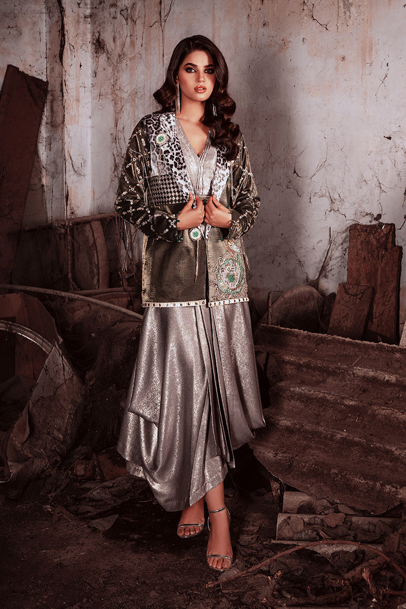Wardha Saleem | Starlit Collection | LAMYA by Wardha Saleem - Designer Dress - Type: Ladies Clothes - Available at Libayah - 100% Original