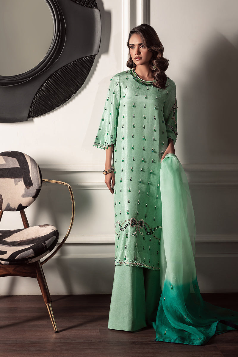 Wardha Saleem | Zimal Silk Edit | Louna by Wardha Saleem - Designer Dress  - Type : Ladies Clothes - Available at Libayah - 100% Original 